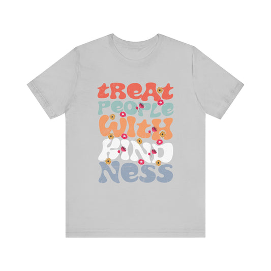 Tie Dye T-Shirt - Treat People With Kindness Hippie TPWK Trendy Unisex Tee