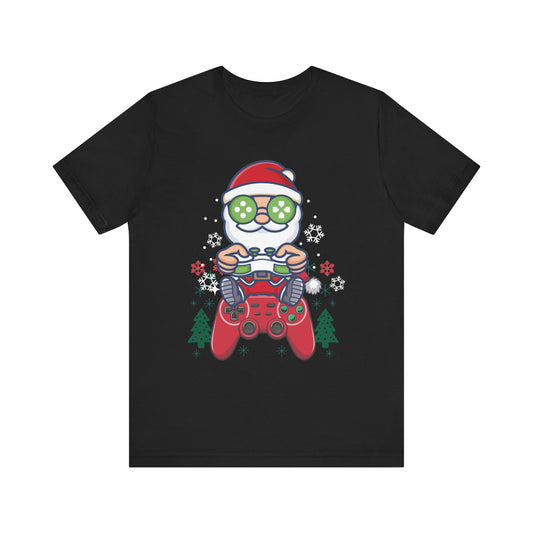 Funny Christmas Gamer Tee - Unisex Jersey Short Sleeve Shirt