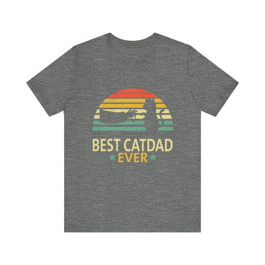 Best Cat Dad Ever Vintage T-Shirt