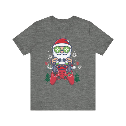 Funny Christmas Gamer Tee - Unisex Jersey Short Sleeve Shirt