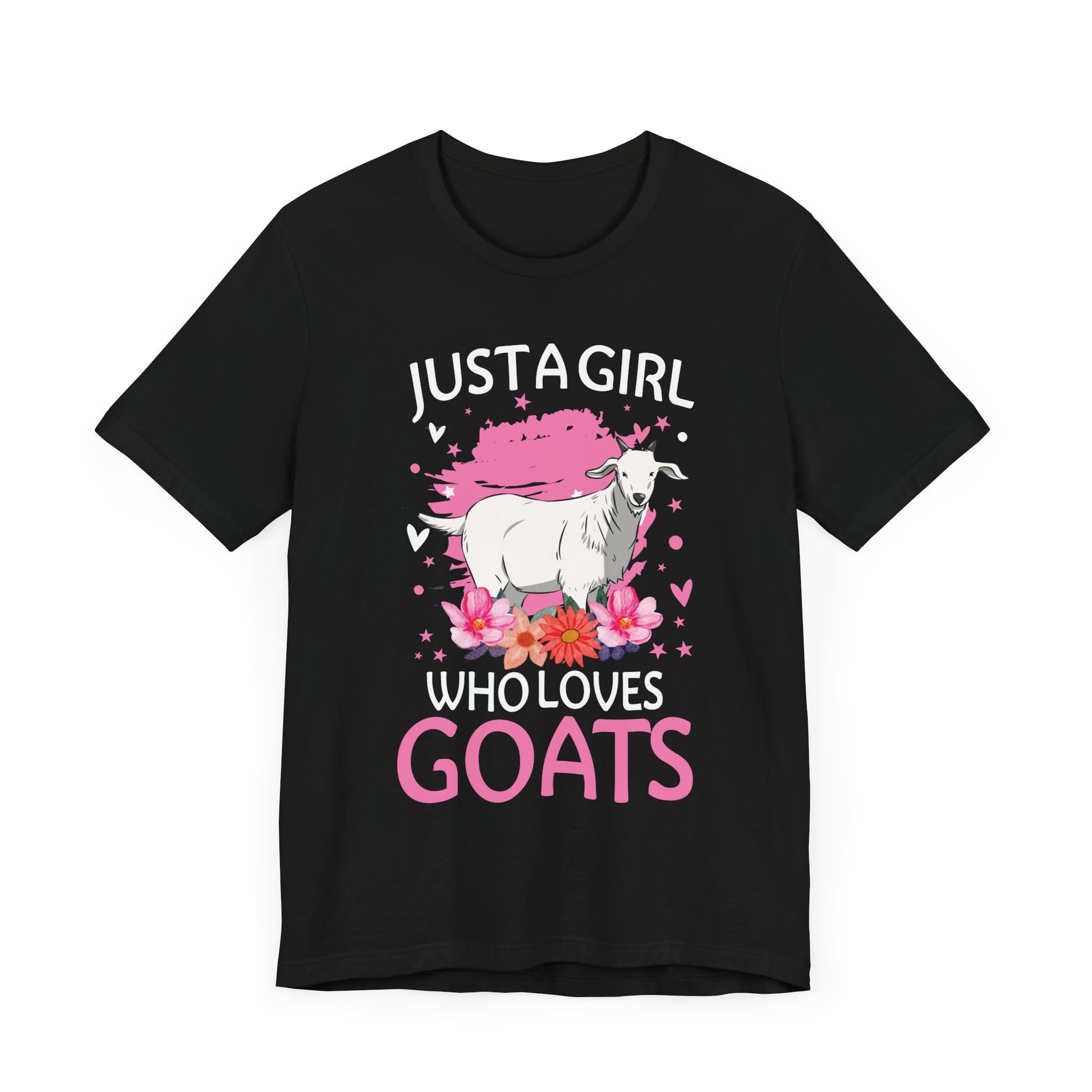 Goat Shirt Just A Girl Who Loves Goats Lover Kids Boy T-Shir Unisex Jersey Short Sleeve Tee