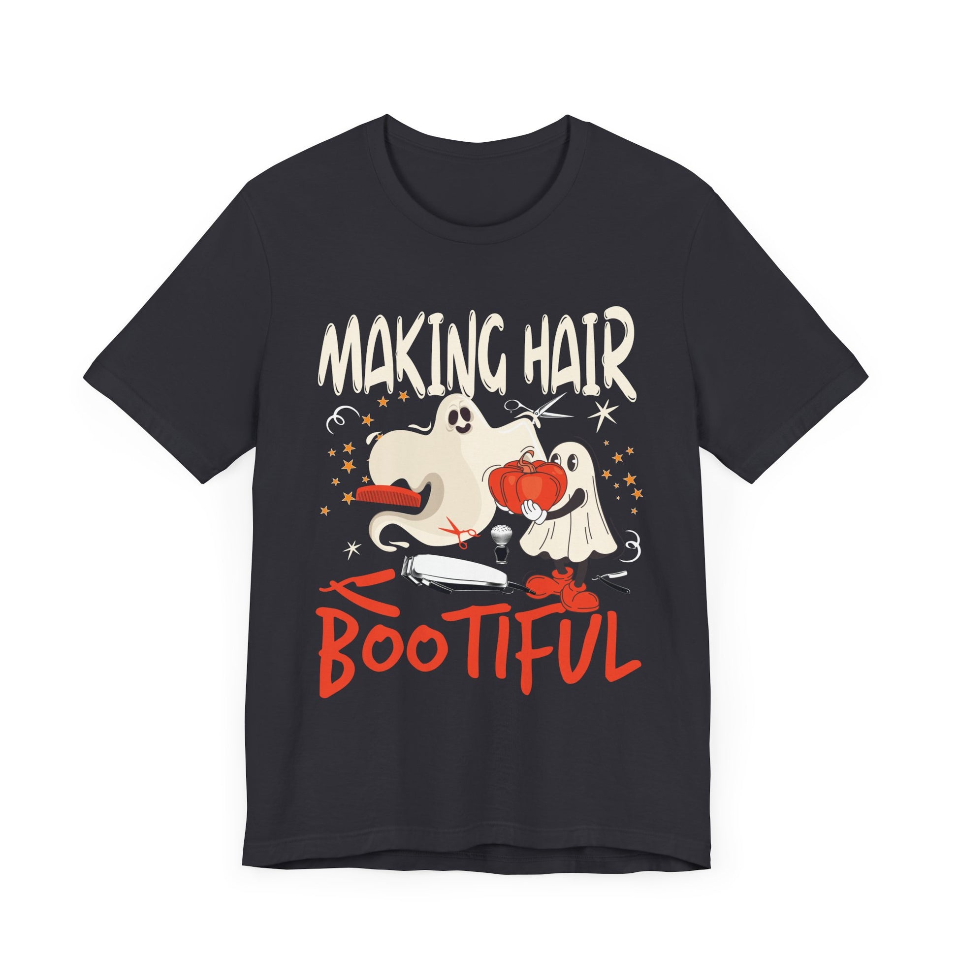 Halloween Ghost 'Making Hair Bootiful' Unisex Tee