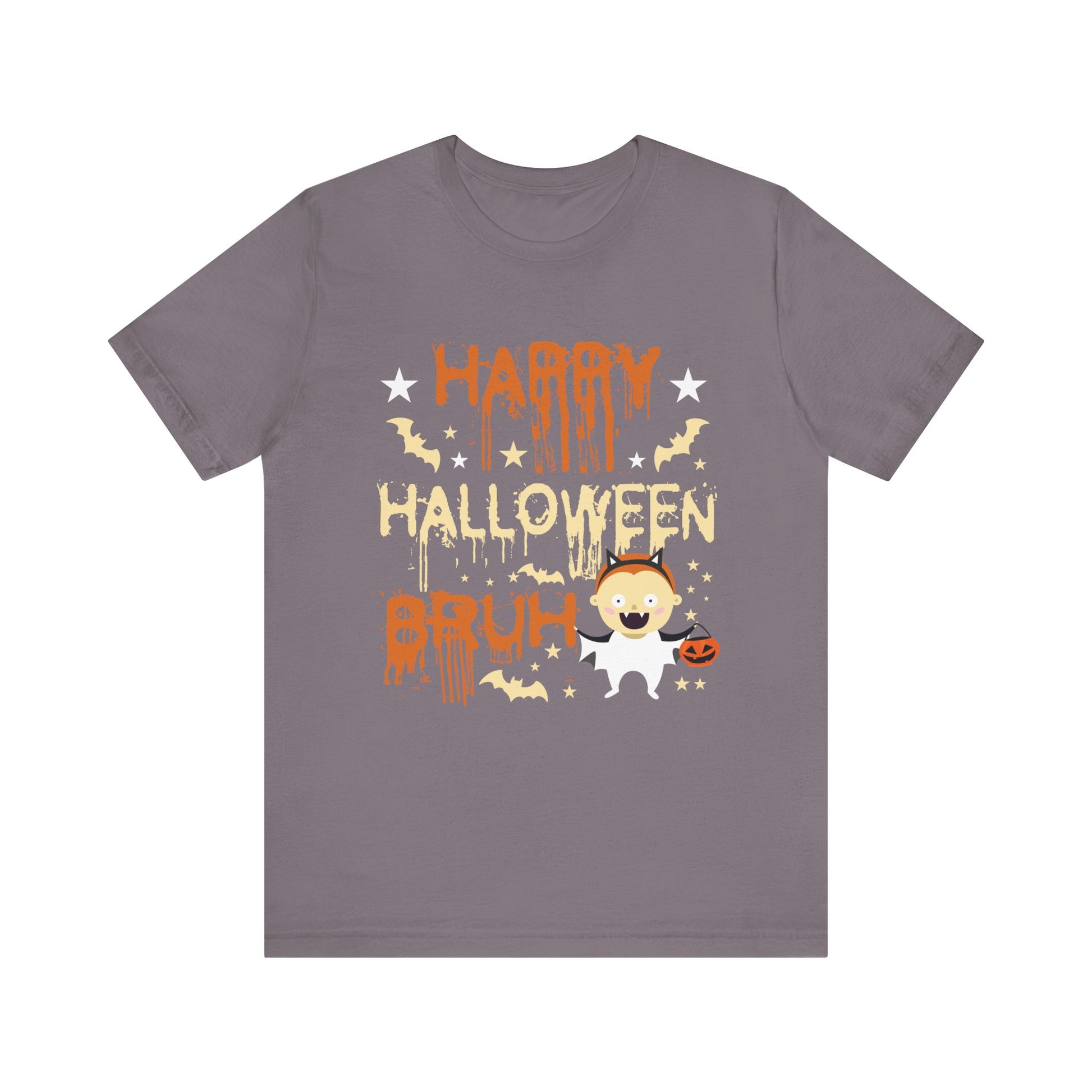 Funny Halloween Unisex T-Shirt - 'Happy Halloween Bruh' Design