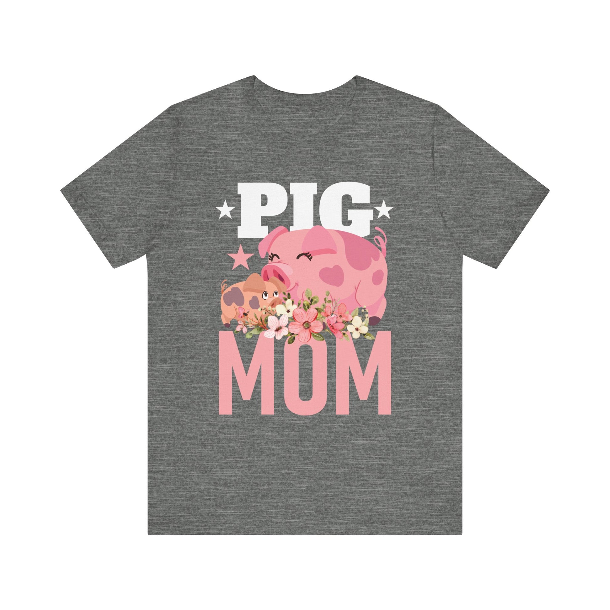 Pig Mom Unisex Jersey Short Sleeve Tee - Adorable Gift for Animal Lovers