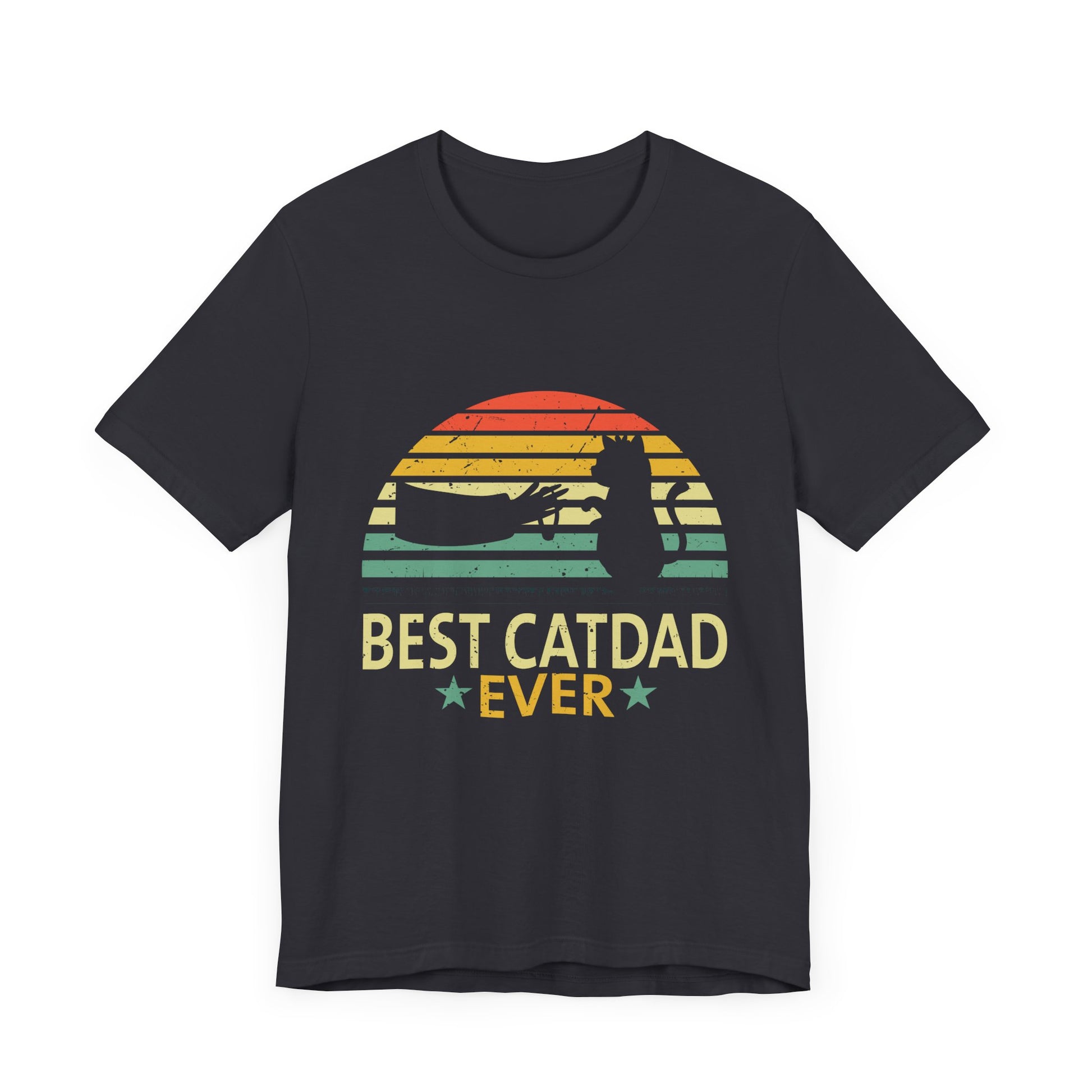 Best Cat Dad Ever Vintage T-Shirt