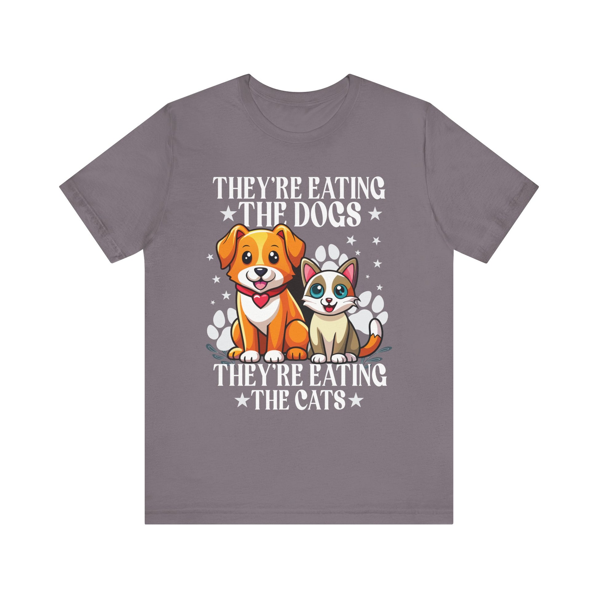 They're Eating The Dogs Theyre Eating The Cats T-Shirt Unisex Jersey Short Sleeve Tee