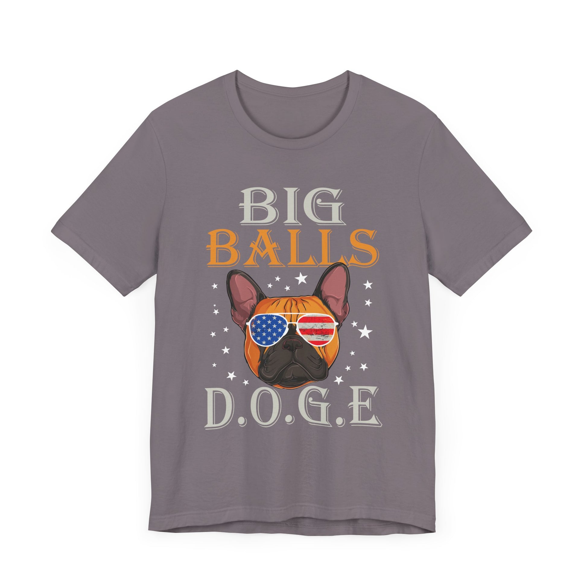Funny Dog-Themed Unisex Tee - 'BIG BALLS D.O.G.E.' Graphic Shirt