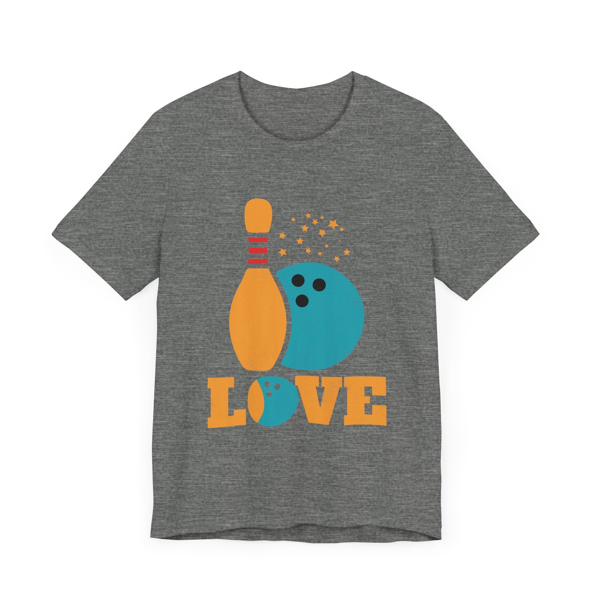 Bowling Love Unisex Jersey Tee - Perfect Gift for Bowlers & Sports Enthusiasts