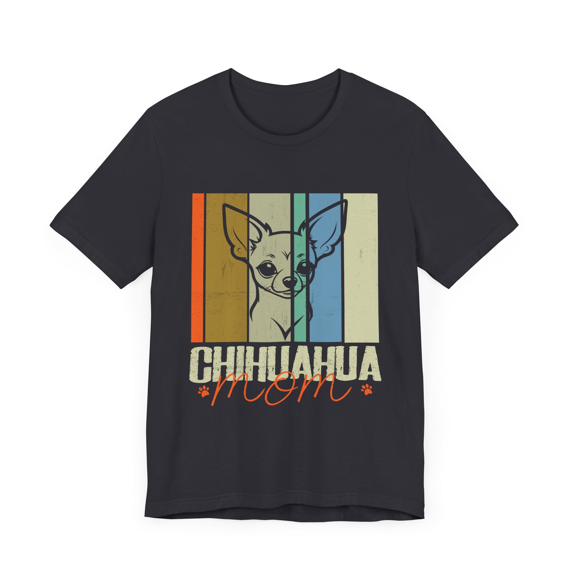 Vintage Chihuahua Mom Dog Lovers Mothers Day T-Shirt  Unisex Jersey Short Sleeve Tee