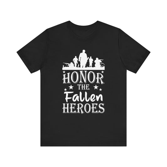 Honor the Fallen Heroes Tee, Unisex Jersey Short Sleeve Shirt, Memorial Day Gift, Patriotic T-Shirt, Veterans Day Apparel, Service [...]
