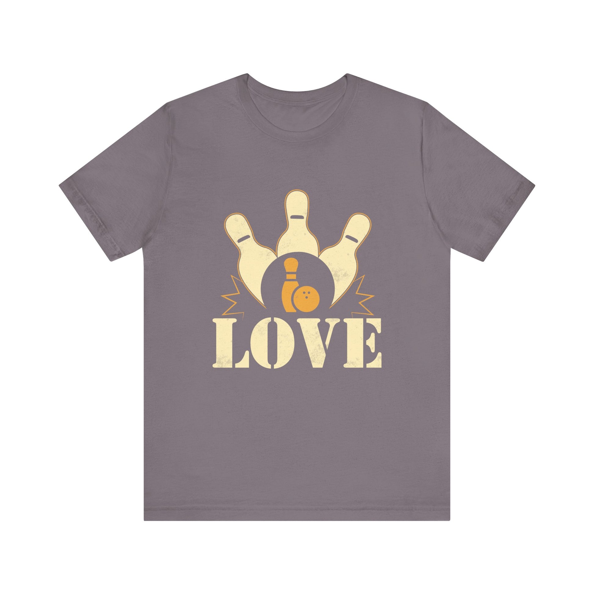 Bowling Love Unisex Tee, Perfect Gift for Bowlers, Casual Wear, Bowling League Shirt, Unique Bowling Apparel