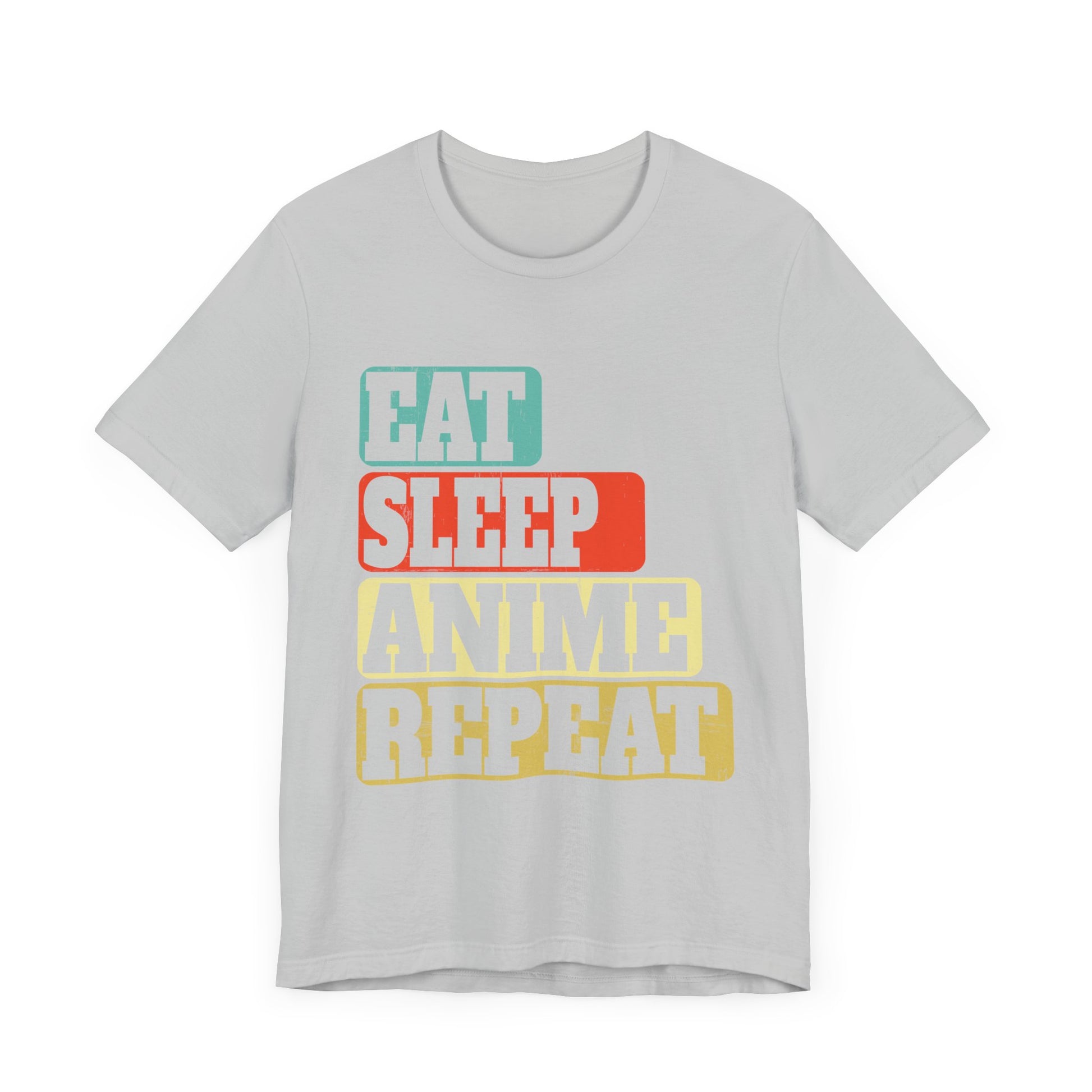 Eat Sleep Anime Repeat Ramen Kawaii Japanese Manga Lovers T-Shirt  Unisex Jersey Short Sleeve Tee