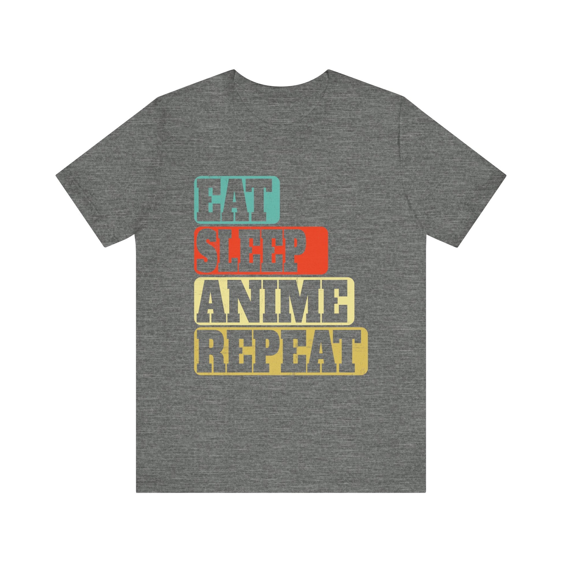 Eat Sleep Anime Repeat Ramen Kawaii Japanese Manga Lovers T-Shirt  Unisex Jersey Short Sleeve Tee