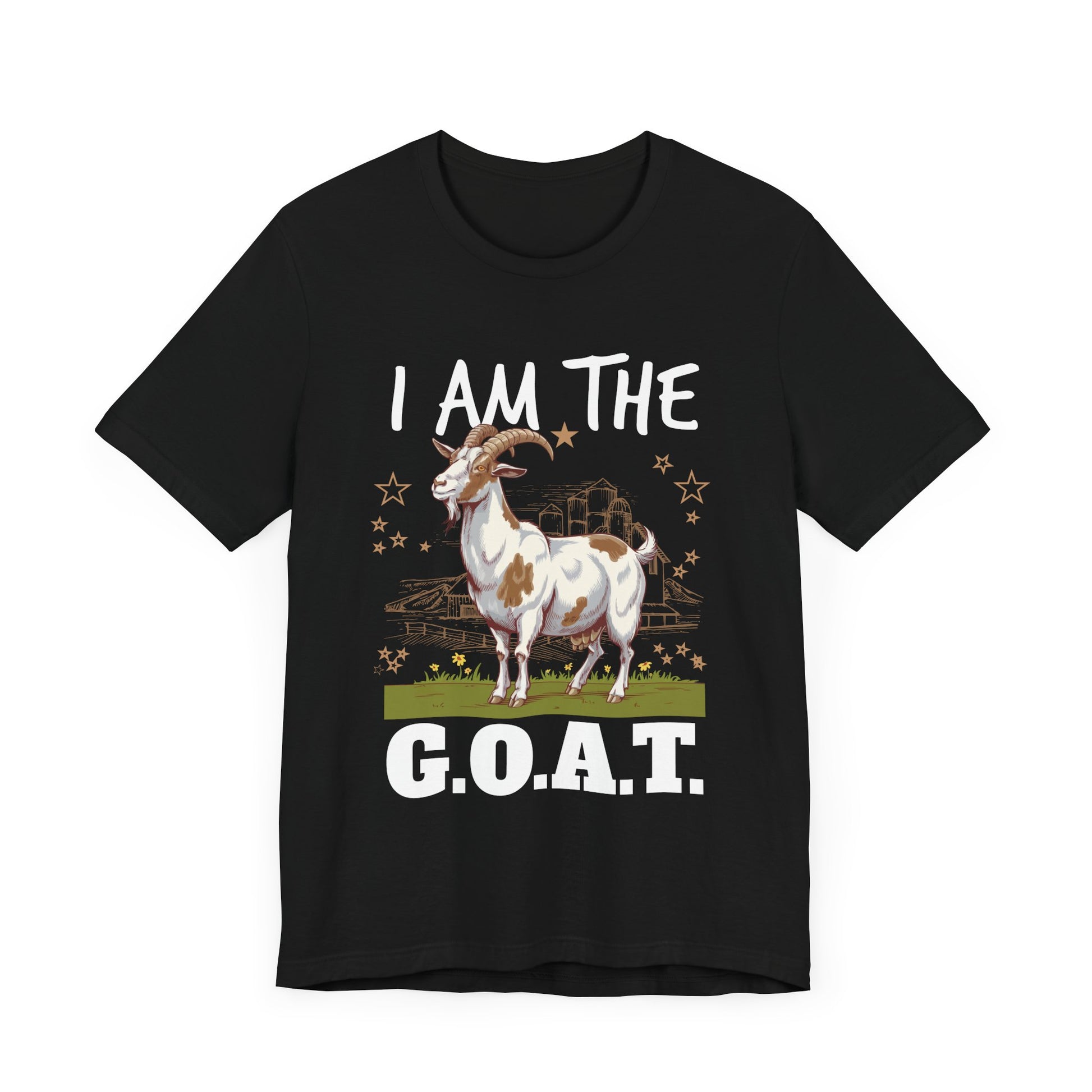 Unisex Goat Tee - I Am The G.O.A.T. T-Shirt, Funny Animal Shirt, Gift for Goat Lovers, Casual Outfit for All Occasions, Birthday Gift