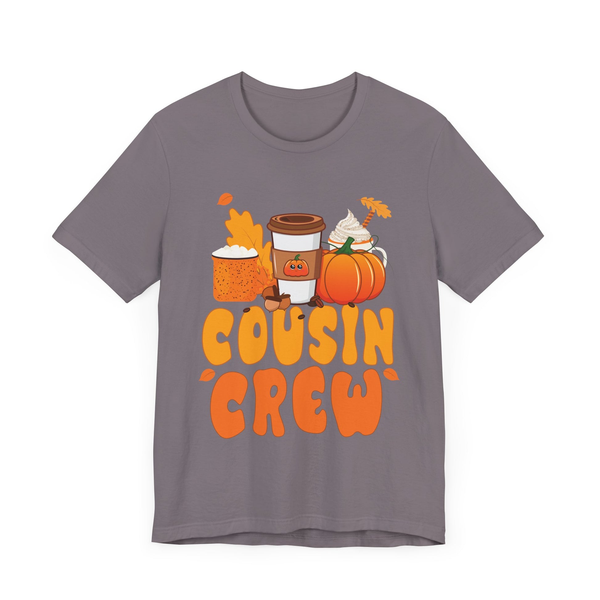 Cousin Crew Halloween Pumpkin Latte Coffee Lover Fall Season Unisex T-Shirt