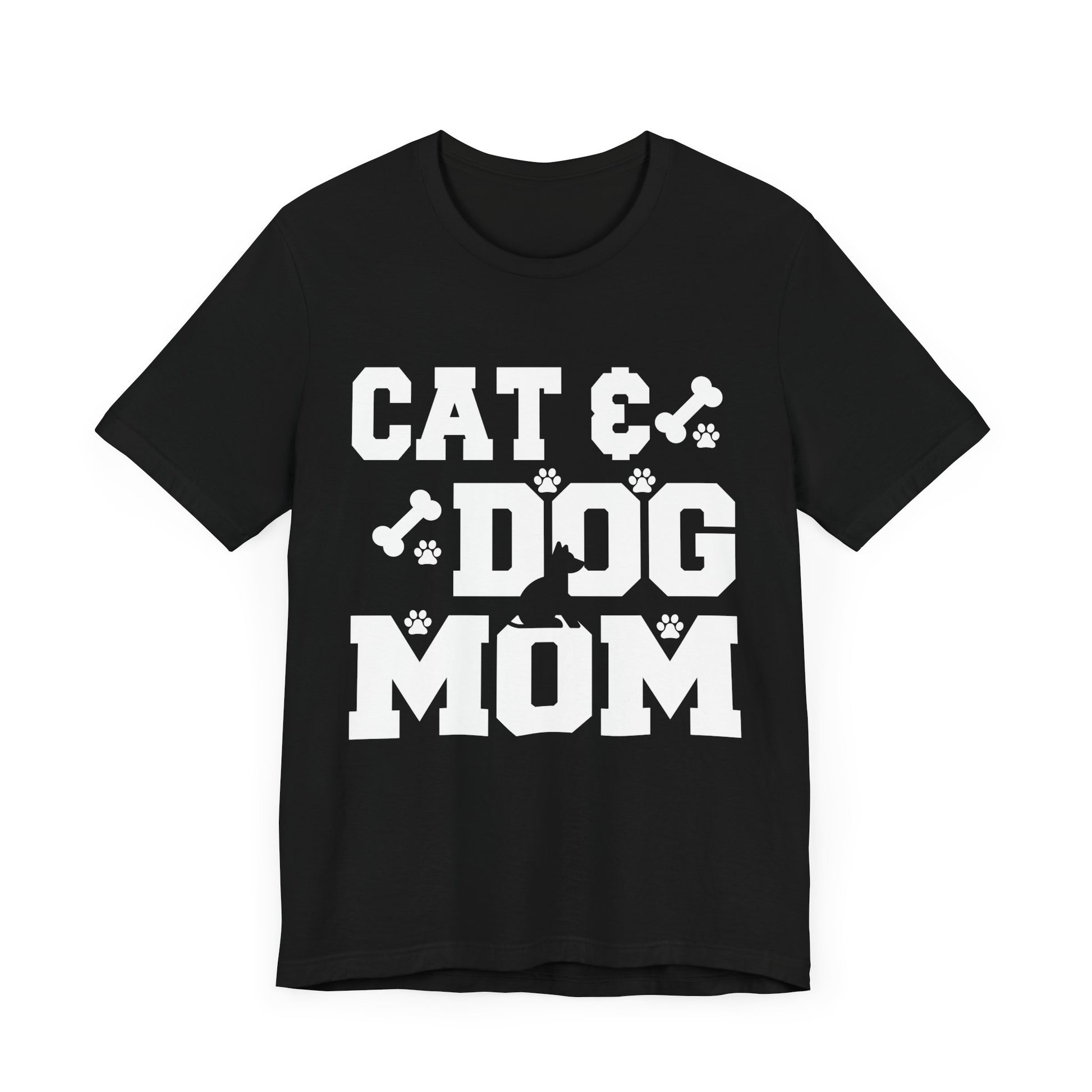 Paw-some Pet Mom Tee - Perfect for Cat & Dog Lovers, Animal Rescue Events, Gift for Pet Owners, Humor, Casual Wear