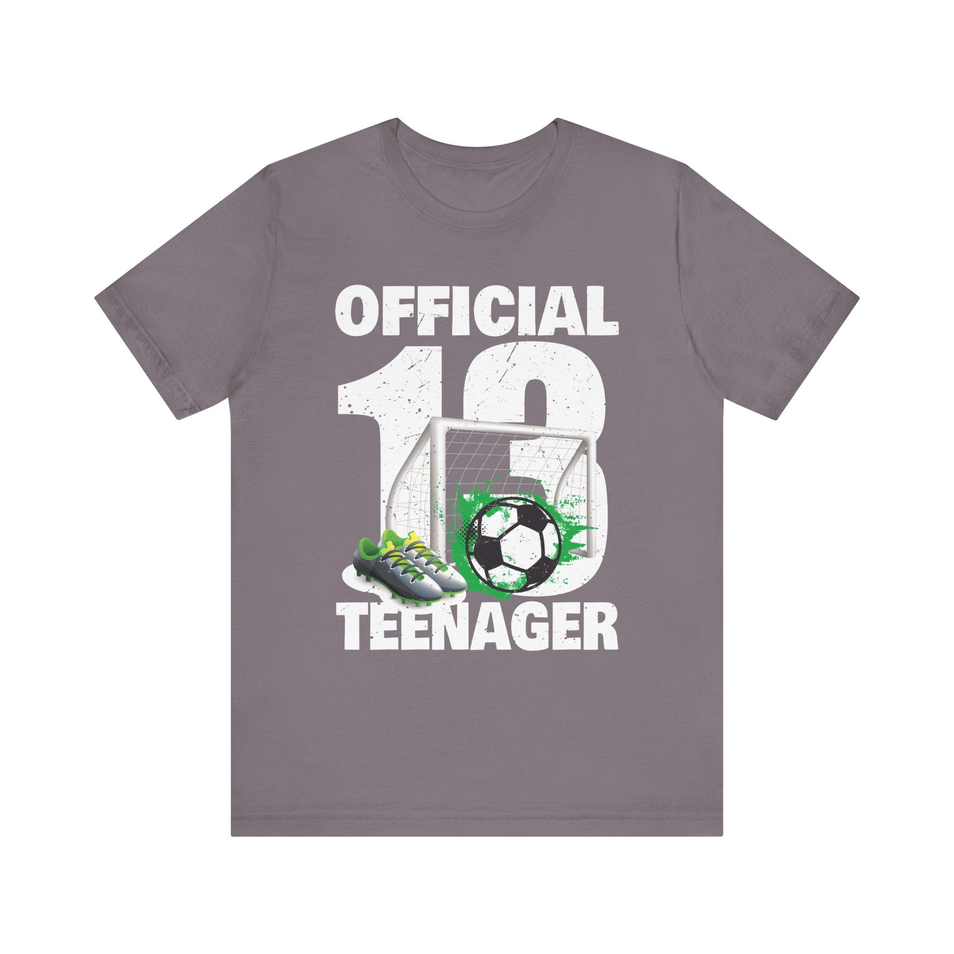 Soccer 13 Year Old Birthday Boy Shirt Official Teenager T-Shirt Unisex Jersey Short Sleeve Tee
