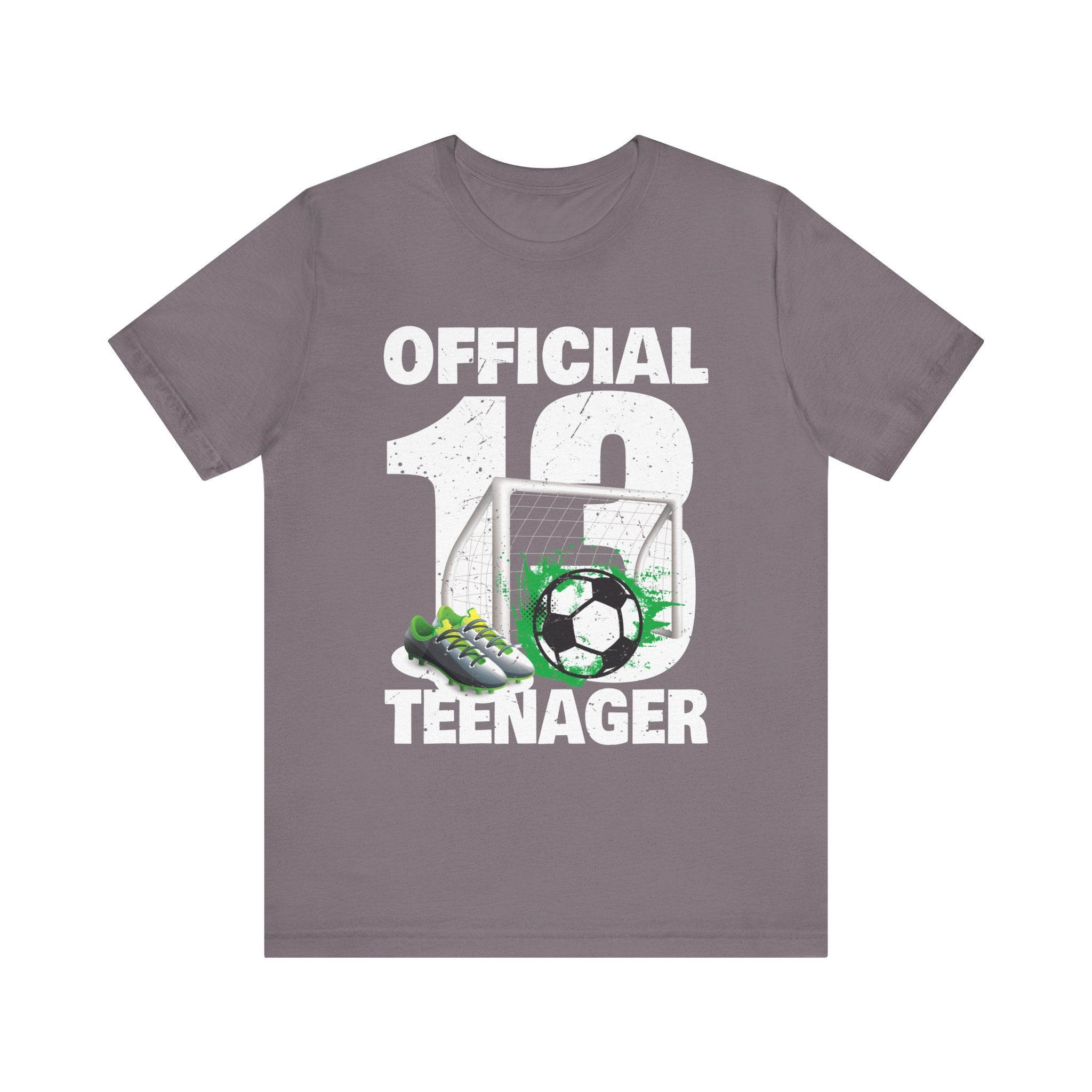 Soccer 13 Year Old Birthday Boy Shirt Official Teenager T-Shirt Unisex Jersey Short Sleeve Tee