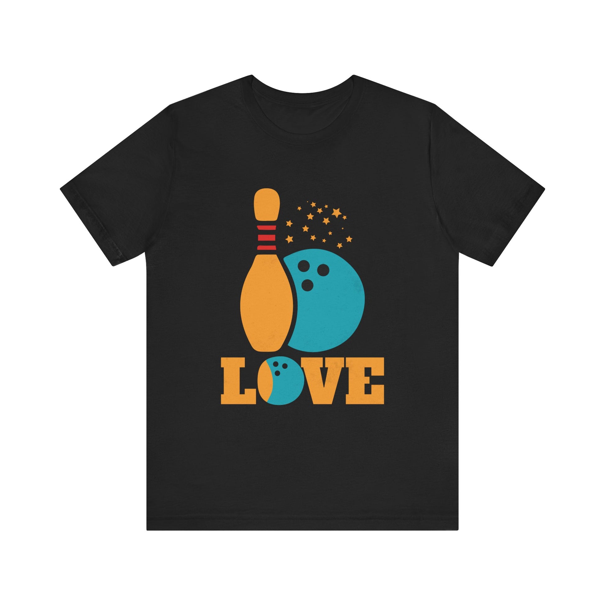 Bowling Love Unisex Jersey Tee - Perfect Gift for Bowlers & Sports Enthusiasts