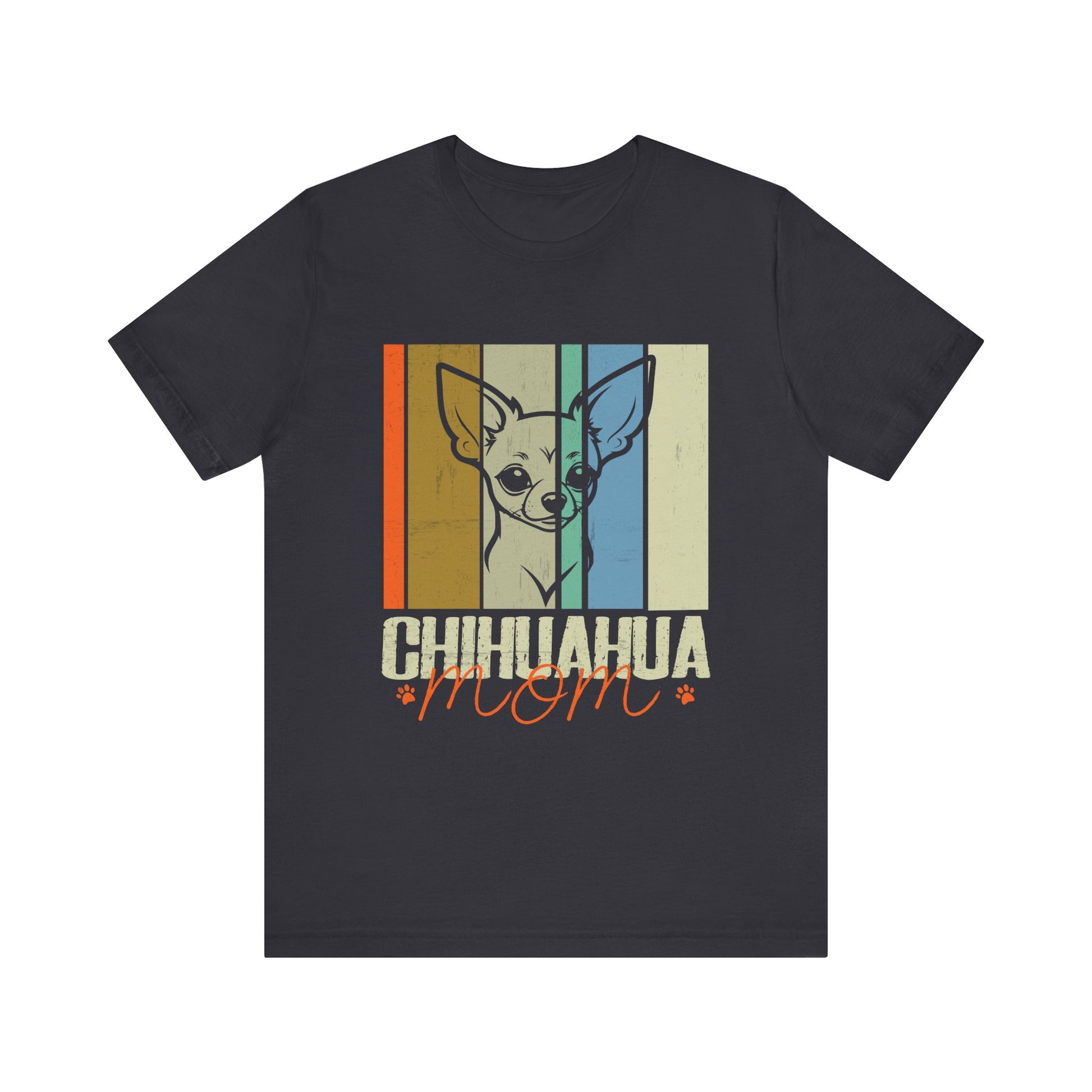 Vintage Chihuahua Mom Dog Lovers Mothers Day T-Shirt  Unisex Jersey Short Sleeve Tee
