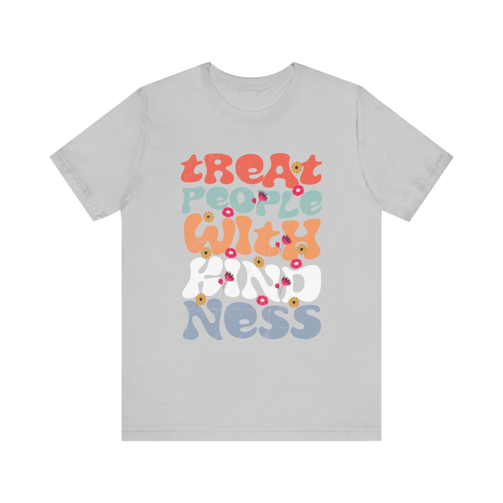 Tie Dye T-Shirt - Treat People With Kindness Hippie TPWK Trendy Unisex Tee