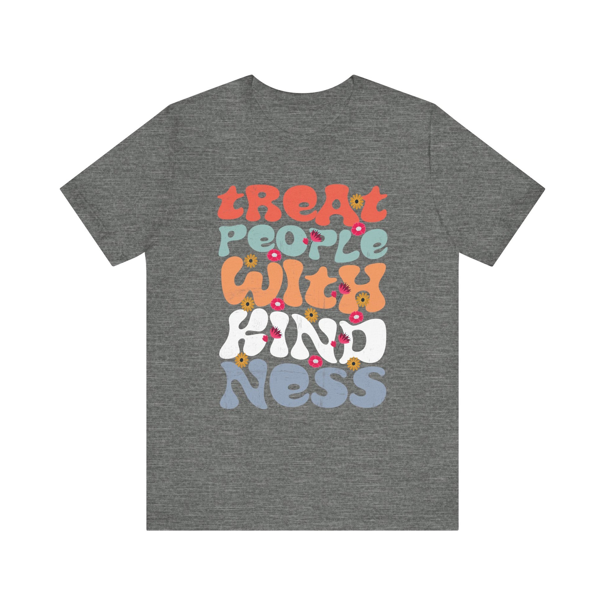 Tie Dye T-Shirt - Treat People With Kindness Hippie TPWK Trendy Unisex Tee