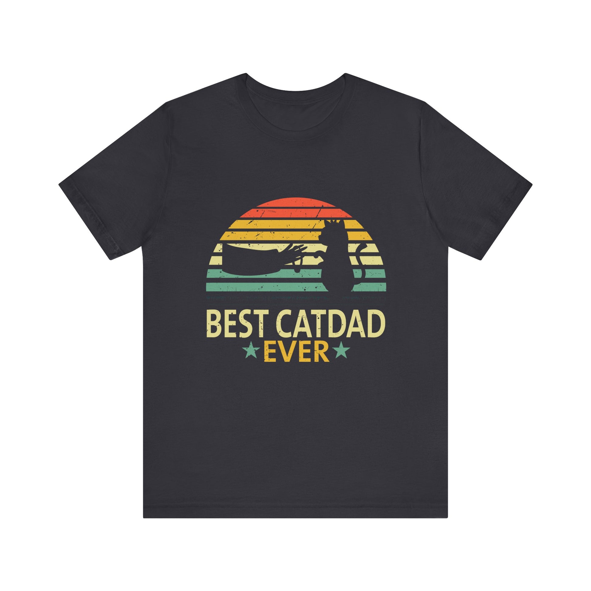 Best Cat Dad Ever Vintage T-Shirt