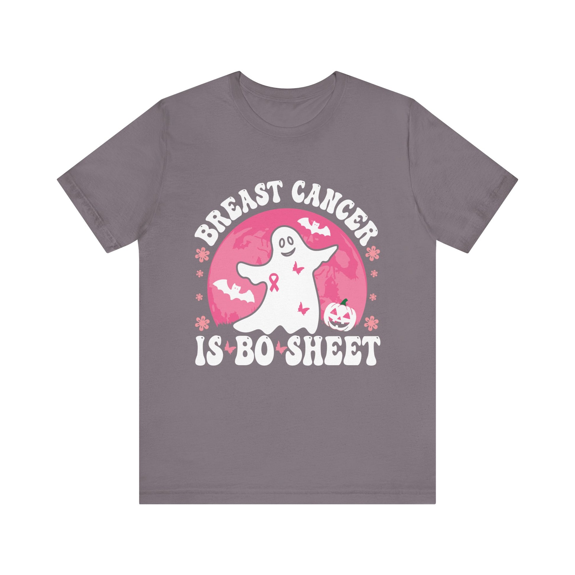 Breast Cancer Awareness Ghost Tee - Unisex Jersey Short Sleeve T-Shirt