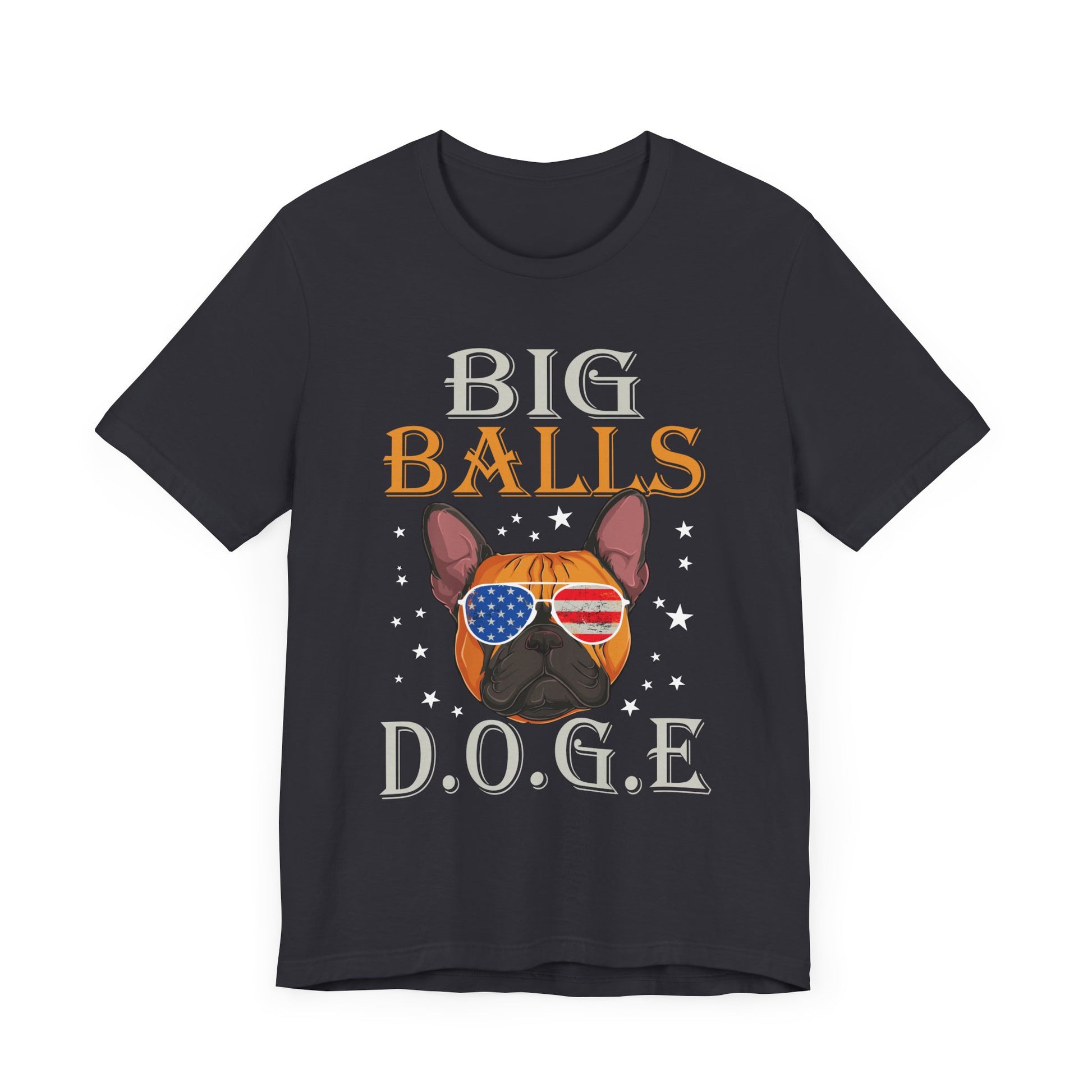 Funny Dog-Themed Unisex Tee - 'BIG BALLS D.O.G.E.' Graphic Shirt