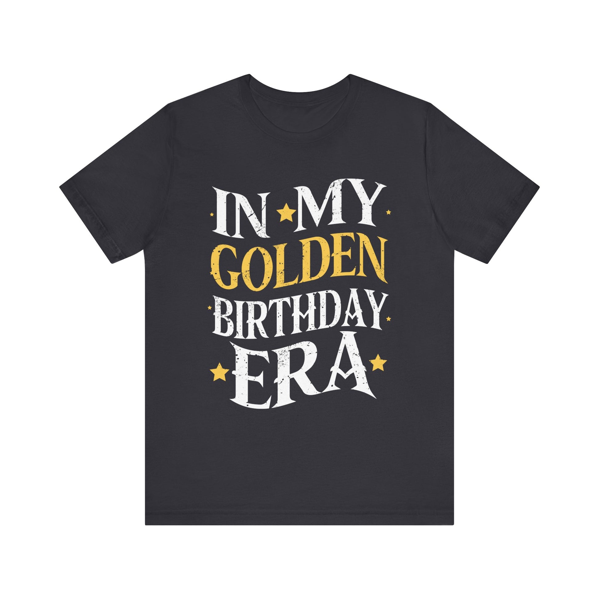 Retro Groovy In My Golden Birthday Era T-Shirt Unisex Jersey Short Sleeve Tee