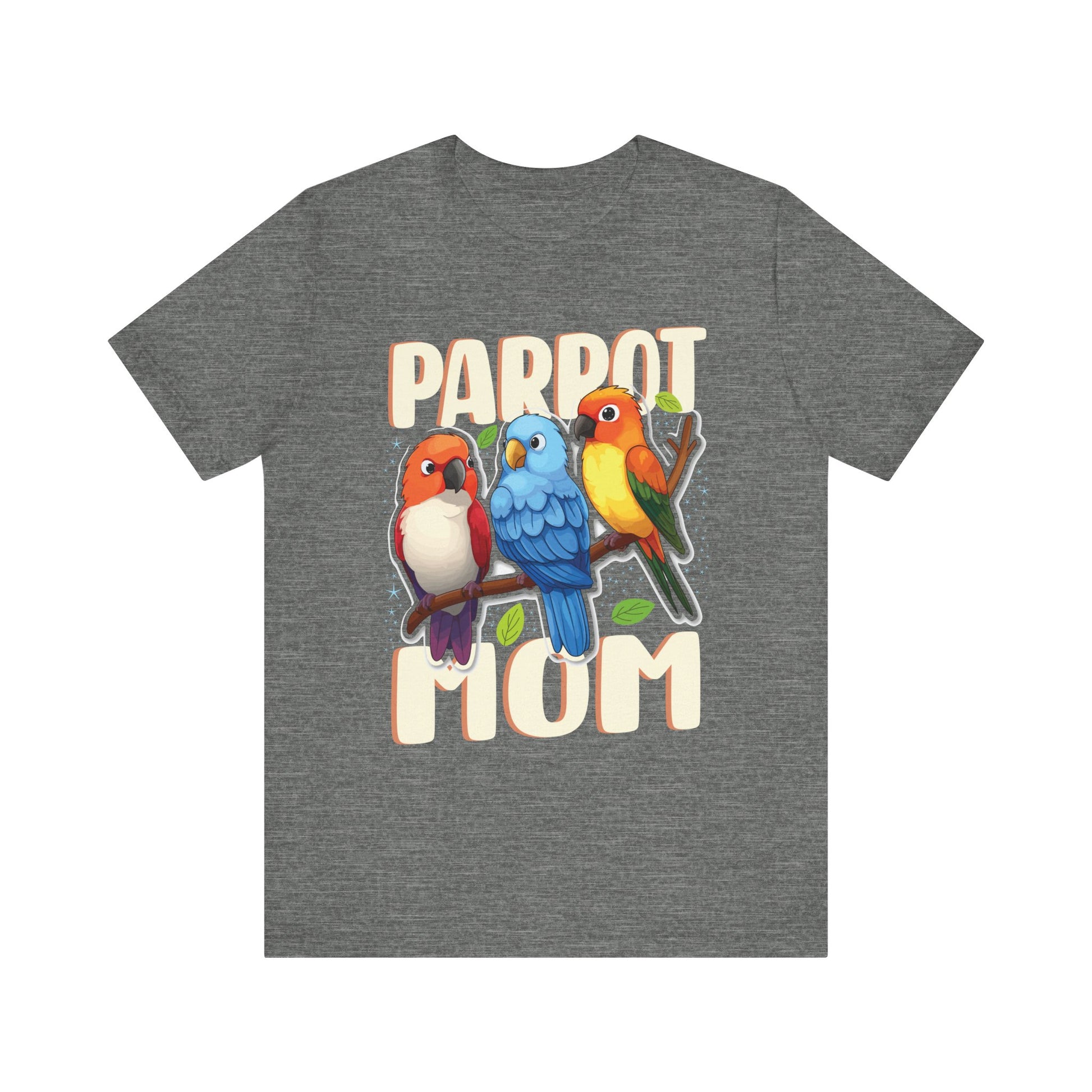 Parrot Mom Tee - Fun Unisex Jersey Short Sleeve Shirt for Bird Lovers