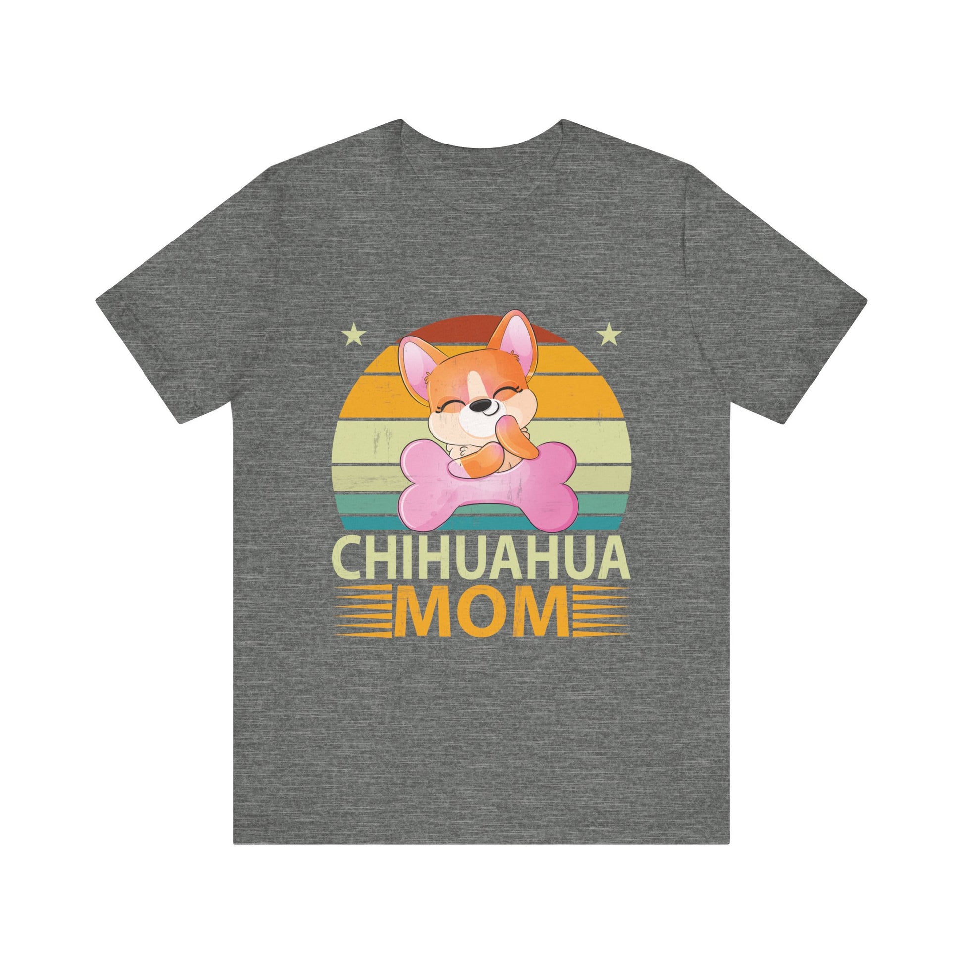 Chihuahua Mom T-Shirt, Funny Dog Lover Gift, Pet Owner Apparel, Casual Wear, Dog Mom Tee, Birthday Gift for Her, Animal Lover Shirt