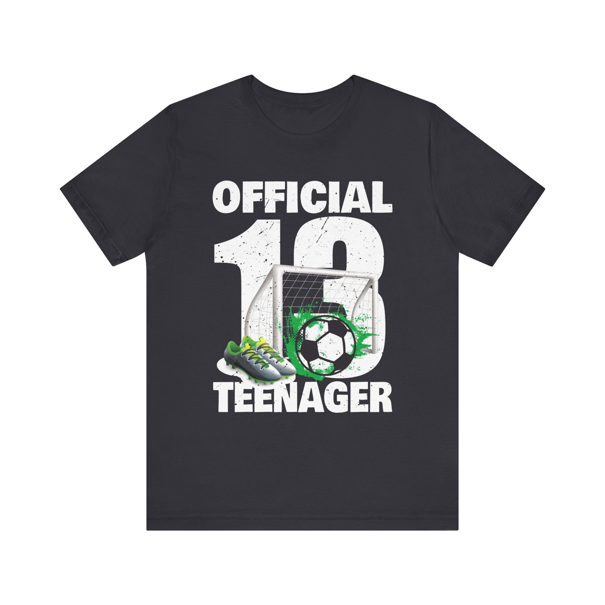 Soccer 13 Year Old Birthday Boy Shirt Official Teenager T-Shirt Unisex Jersey Short Sleeve Tee