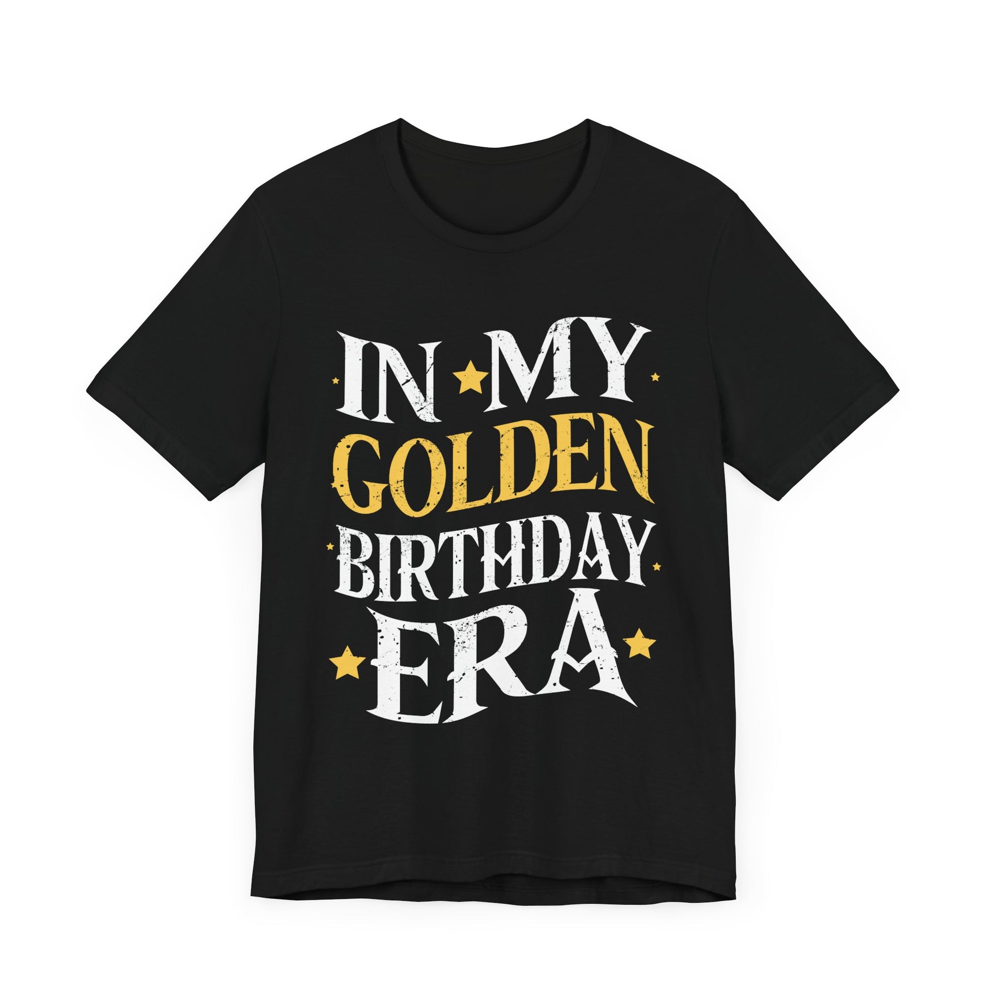 Retro Groovy In My Golden Birthday Era T-Shirt Unisex Jersey Short Sleeve Tee