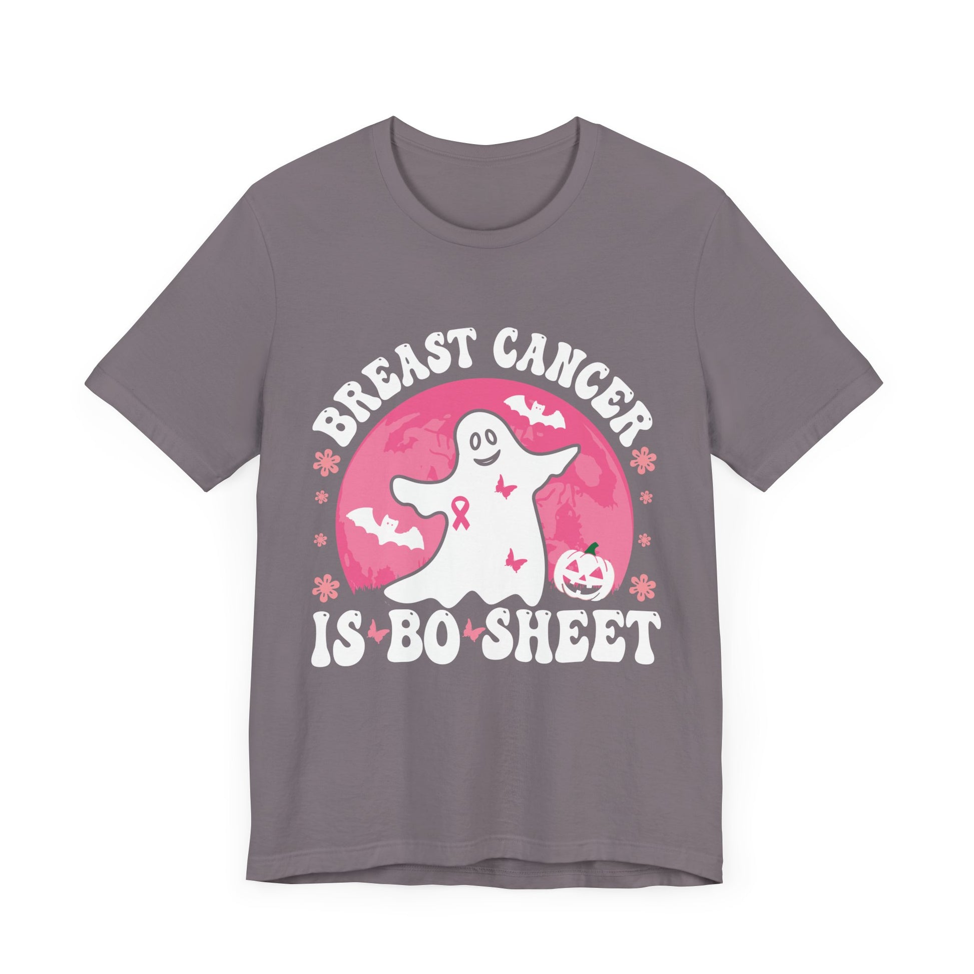 Breast Cancer Awareness Ghost Tee - Unisex Jersey Short Sleeve T-Shirt