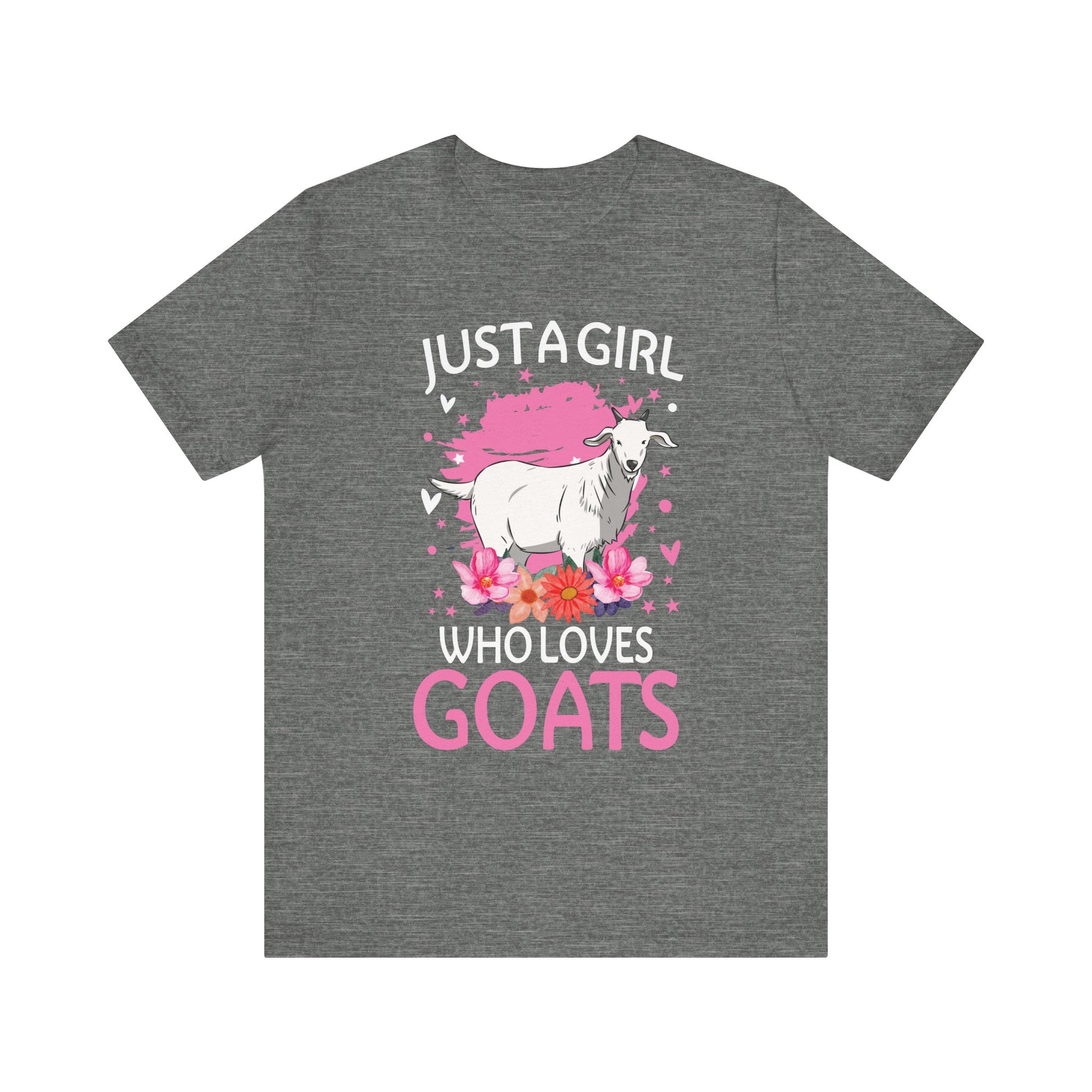 Goat Shirt Just A Girl Who Loves Goats Lover Kids Boy T-Shir Unisex Jersey Short Sleeve Tee