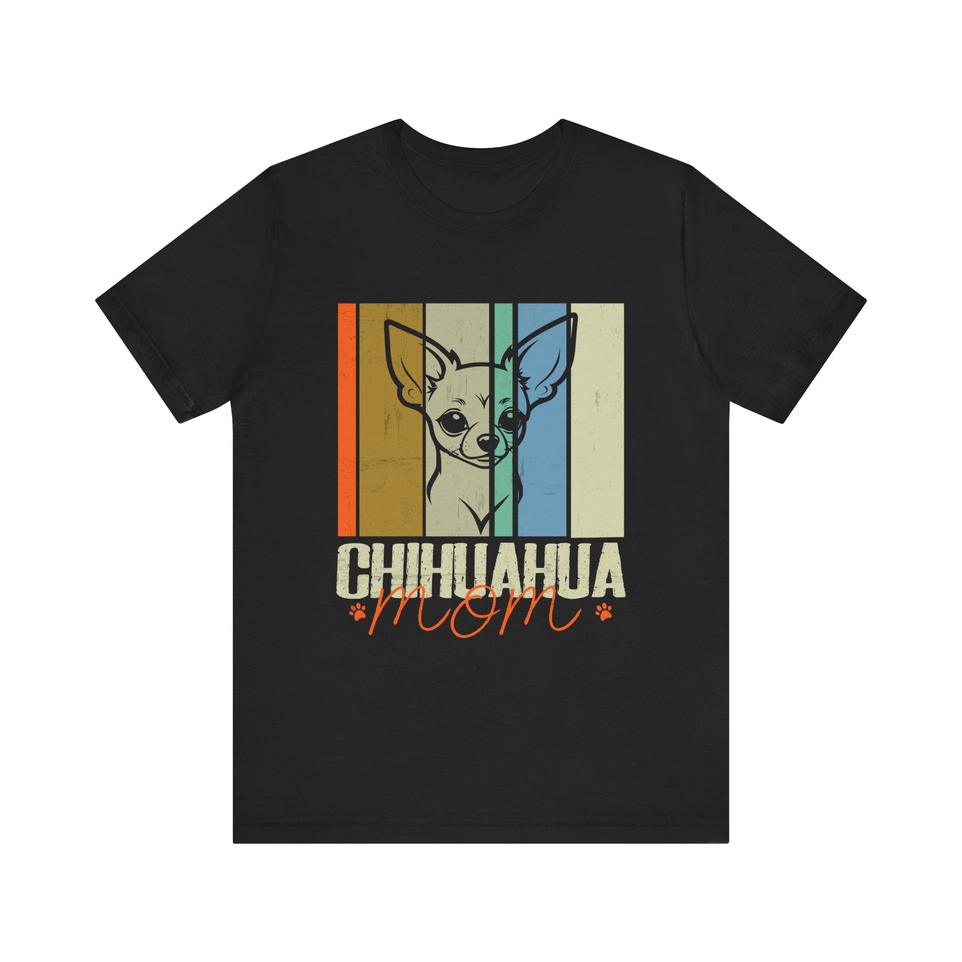 Vintage Chihuahua Mom Dog Lovers Mothers Day T-Shirt  Unisex Jersey Short Sleeve Tee