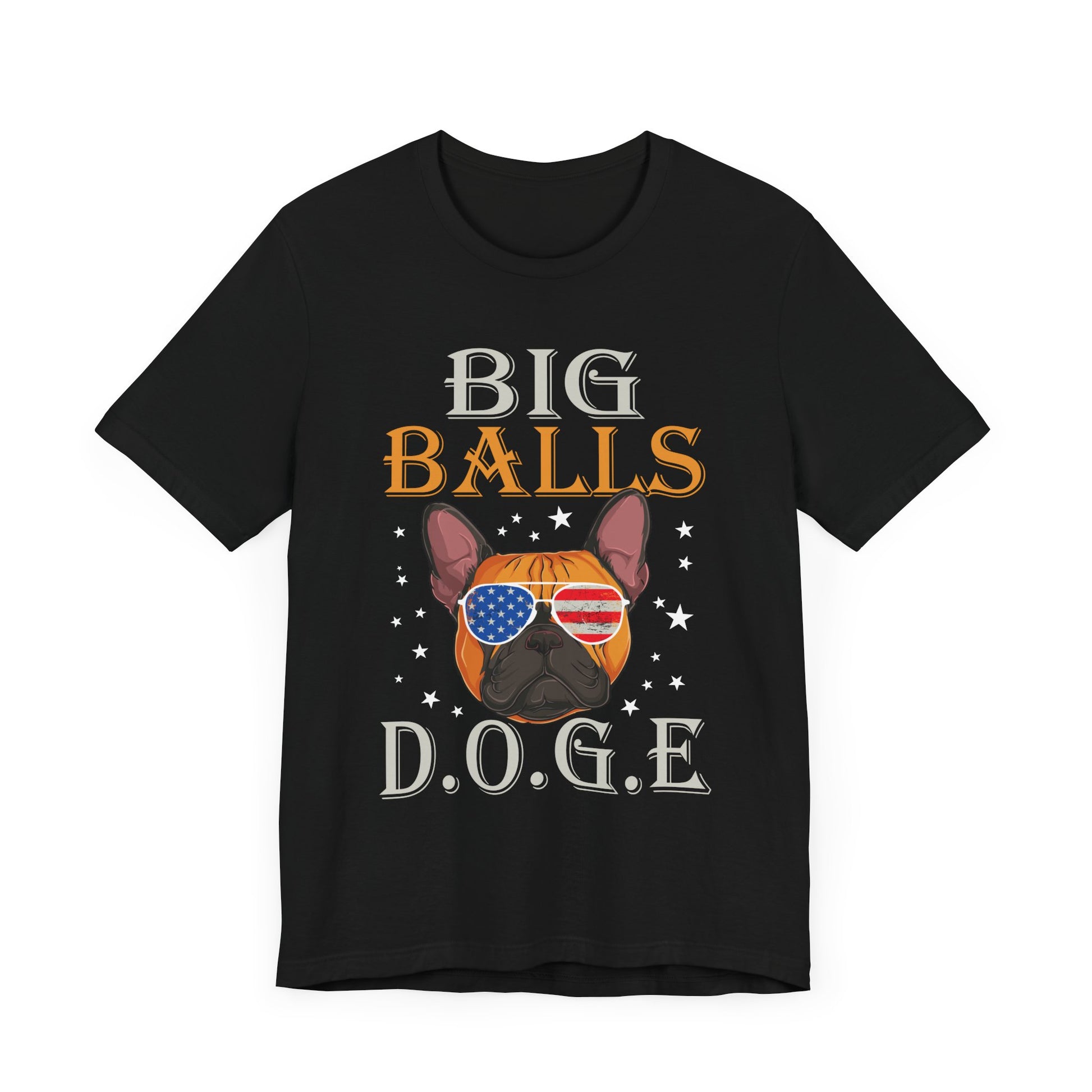 Funny Dog-Themed Unisex Tee - 'BIG BALLS D.O.G.E.' Graphic Shirt