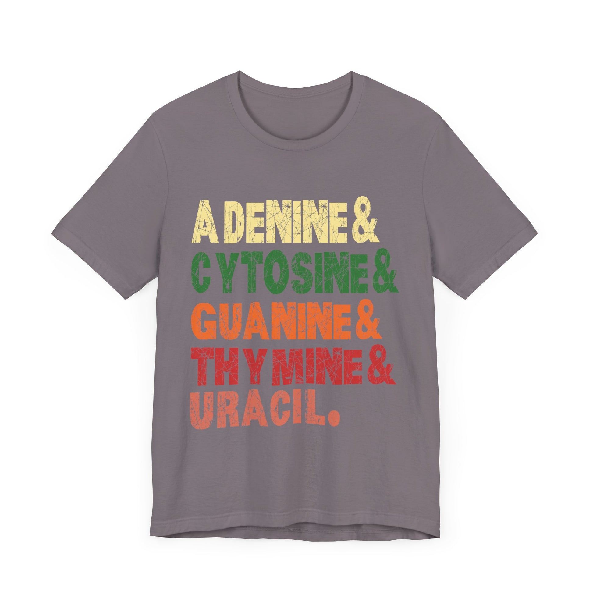 Nucleobases Biology Teacher DNA Biologist  Unisex Jersey Short Sleeve Tee