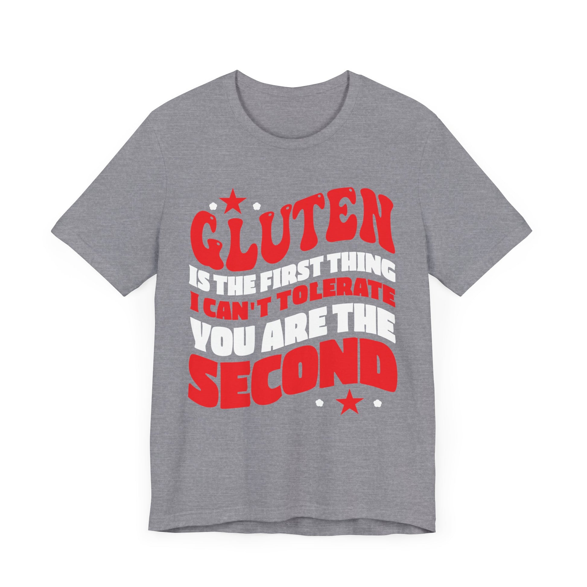 Gluten Tolerance Unisex Jersey Short Sleeve Tee - Fun Gluten-Free Humor for Celiac Awareness