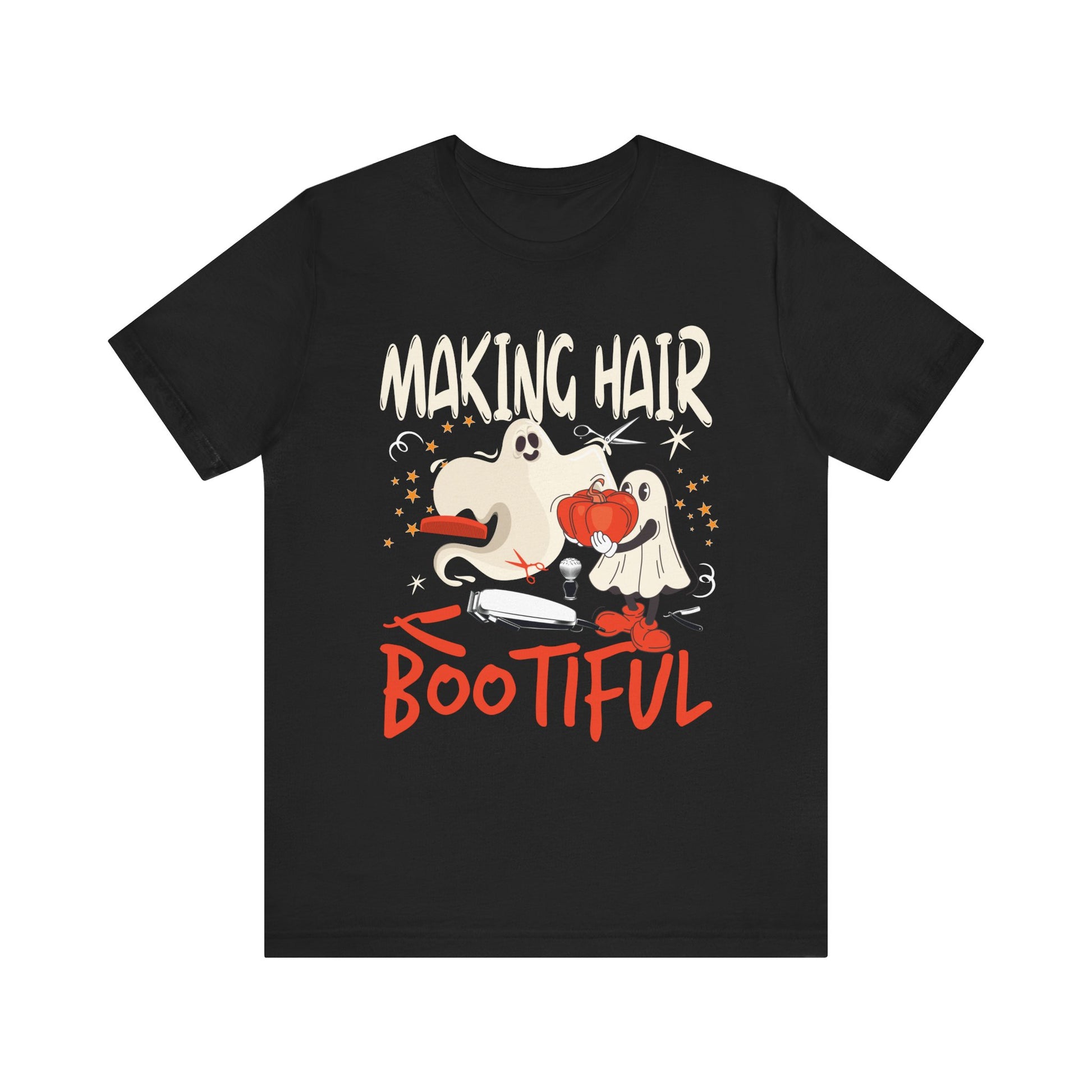 Halloween Ghost 'Making Hair Bootiful' Unisex Tee