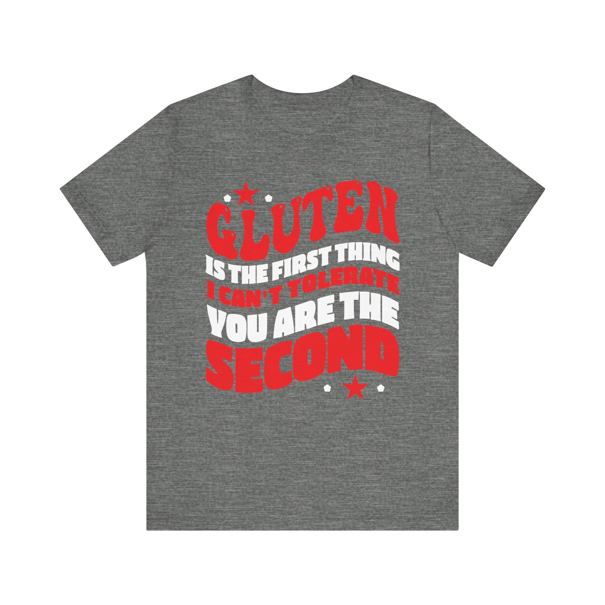Gluten Tolerance Unisex Jersey Short Sleeve Tee - Fun Gluten-Free Humor for Celiac Awareness