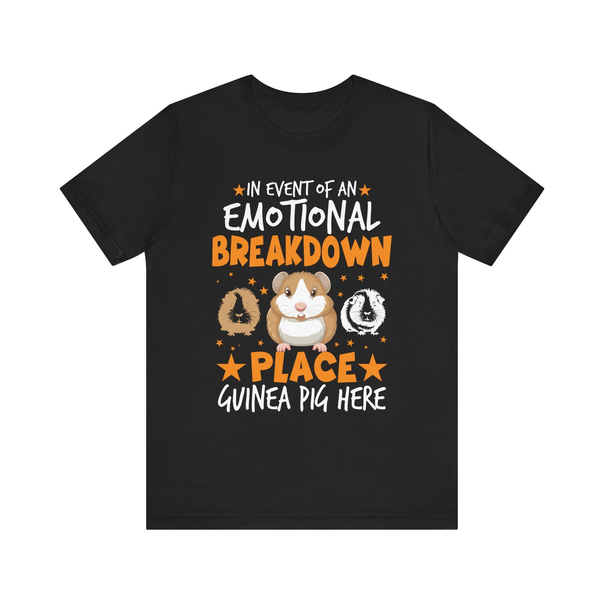 Emotional Support Guinea Pig Tee - Unisex Jersey Short Sleeve T-Shirt