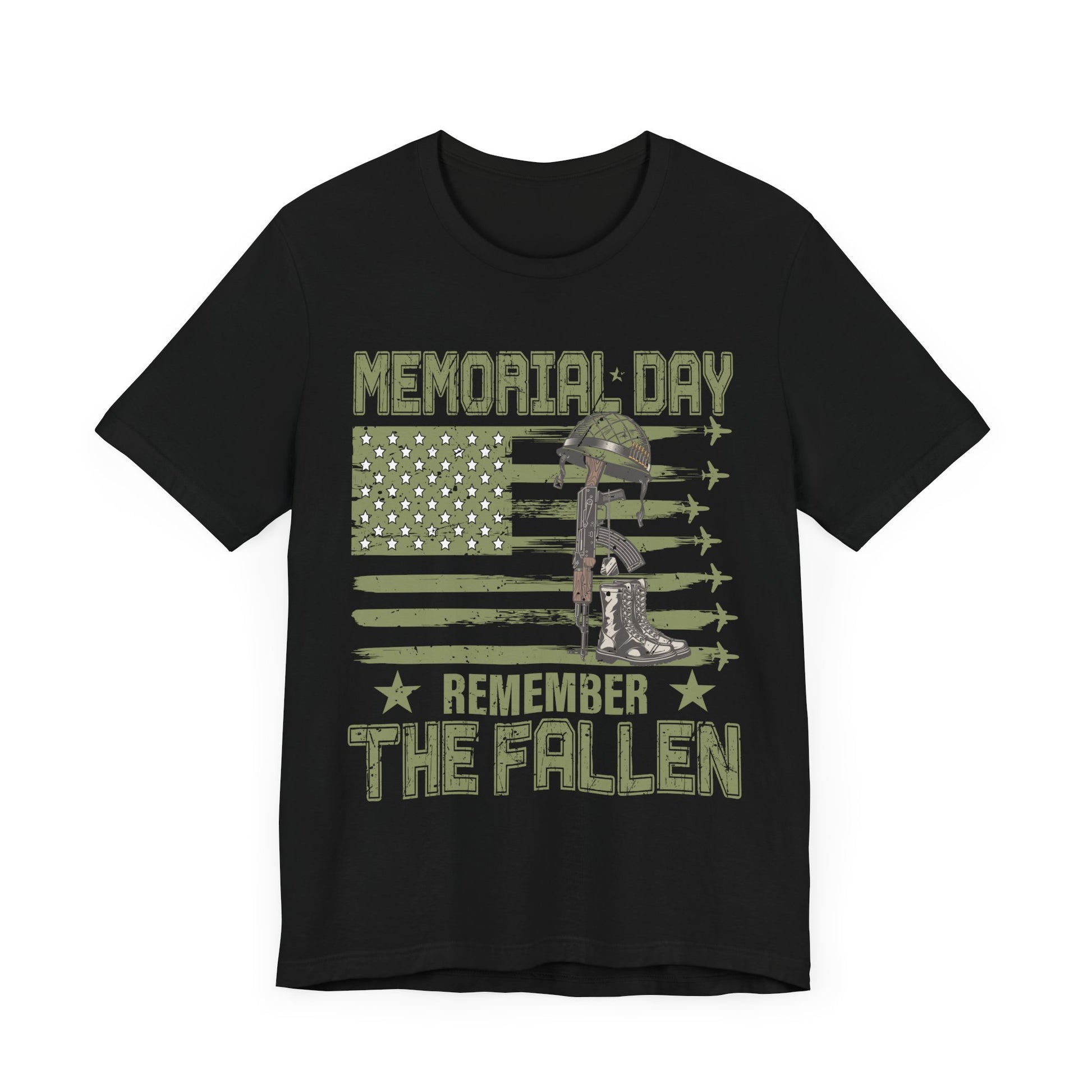 Memorial Day Tribute Unisex Jersey Tee - Remember the Fallen