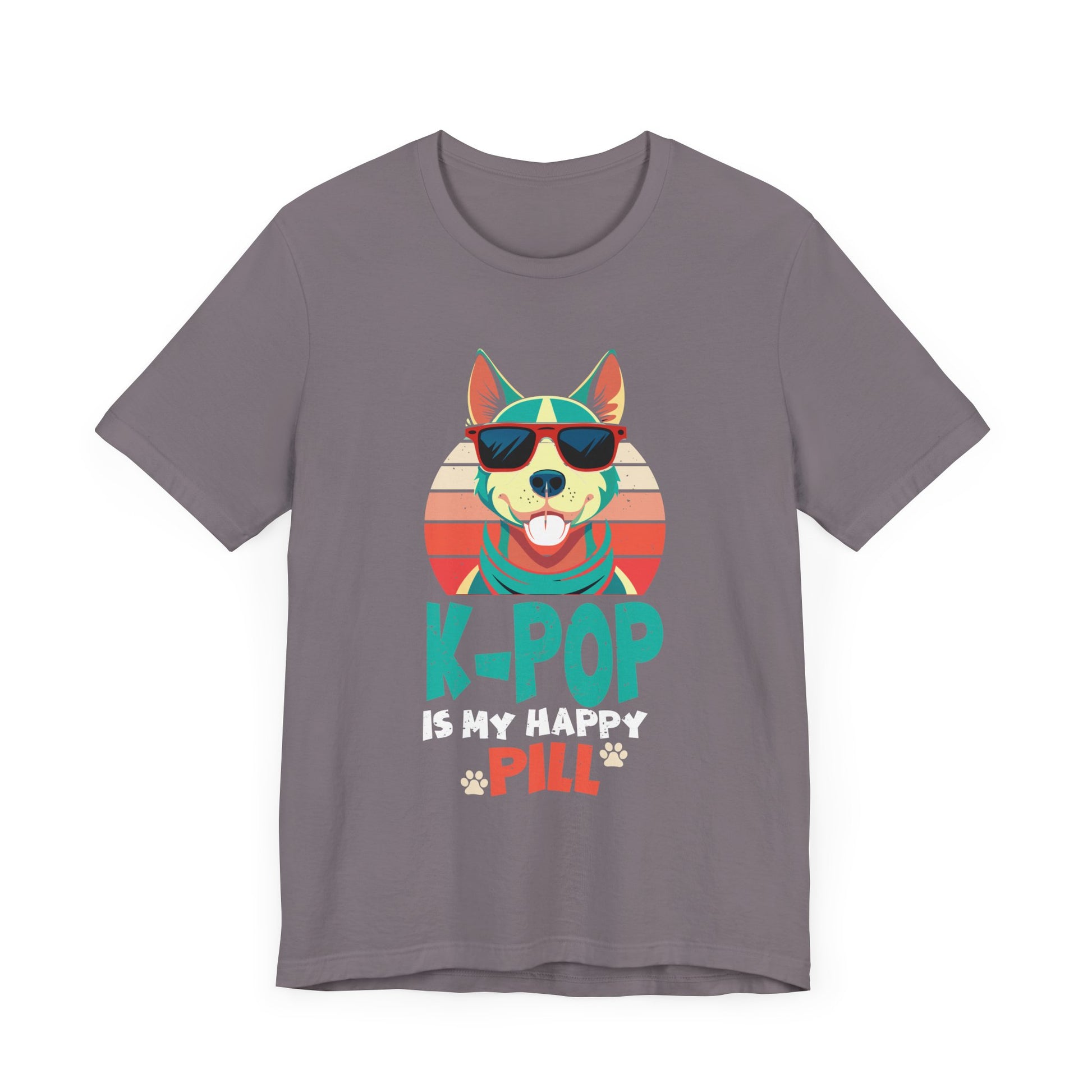 Kpop Happy Pill Corgi Dog Korean Pop Merch K-pop Merchandise T-Shirt Unisex Jersey Short Sleeve Tee