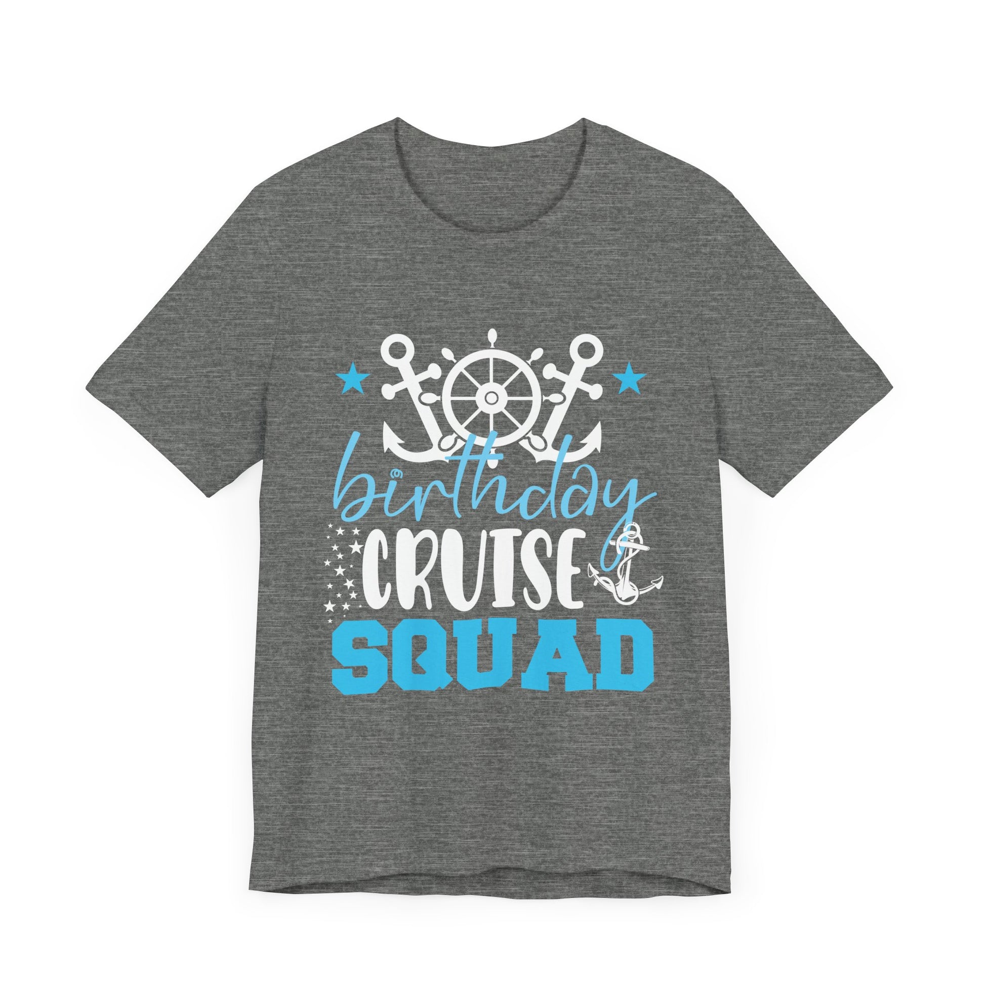 Birthday Cruise Squad Cruising Vacation Funny Birthday Gifts T-Shirt Unisex Jersey Short Sleeve Tee