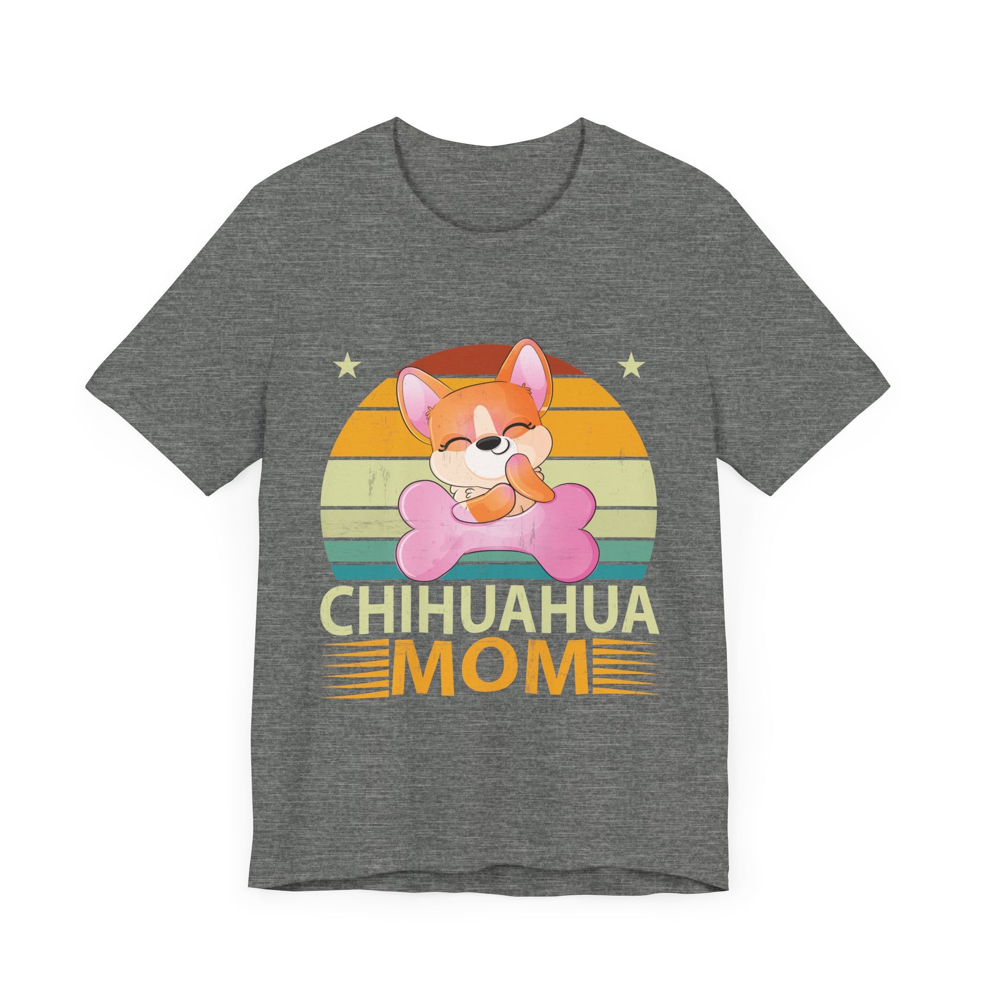 Chihuahua Mom T-Shirt, Funny Dog Lover Gift, Pet Owner Apparel, Casual Wear, Dog Mom Tee, Birthday Gift for Her, Animal Lover Shirt