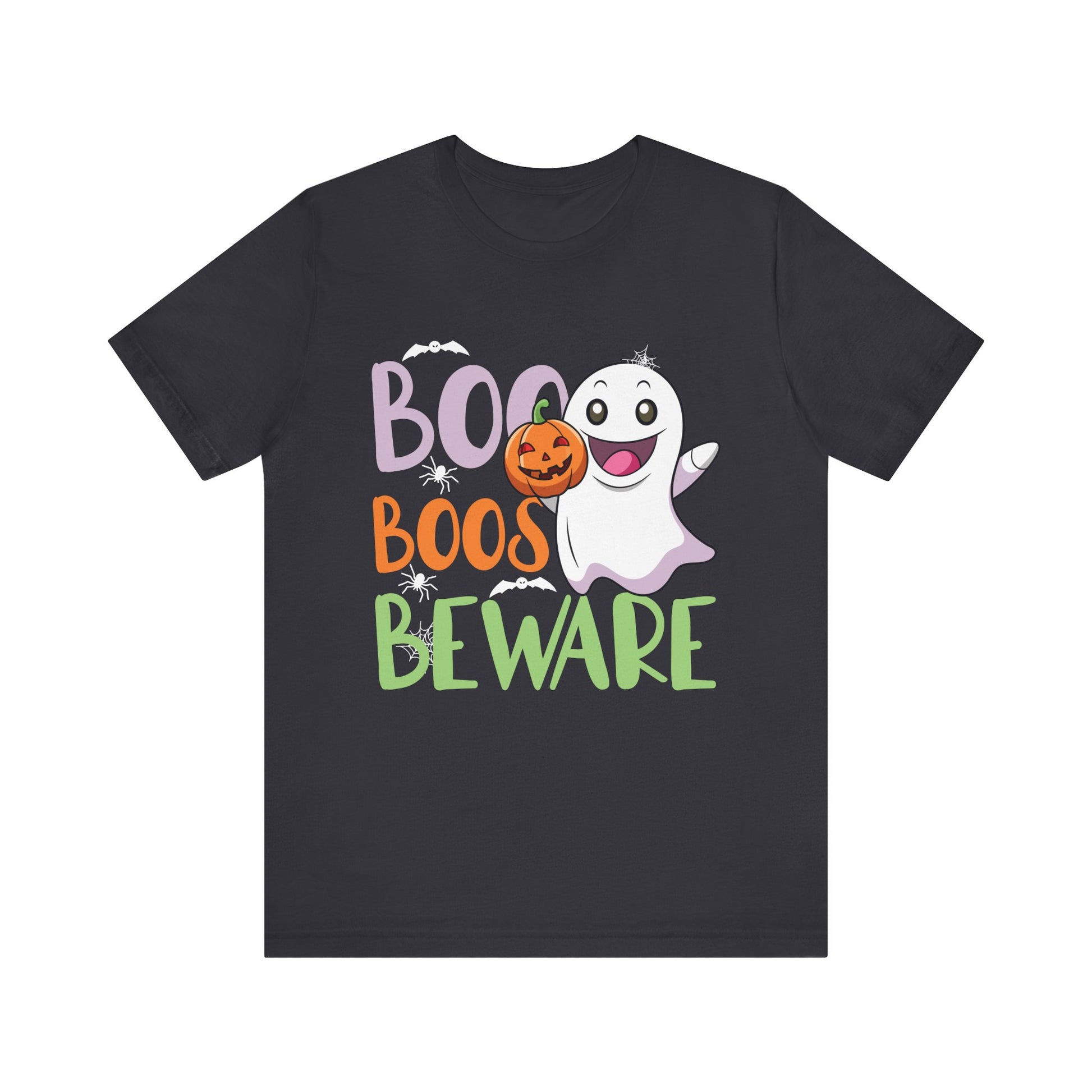 Halloween Ghost Short Sleeve Tee - "Boo Boo Beware"