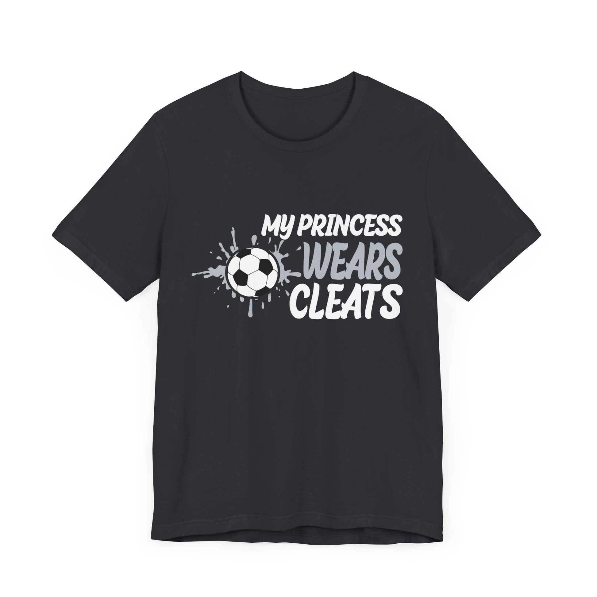 Soccer Princess Tee, Youth Soccer Shirt, Unisex Sports T-Shirt, Cute Sportswear for Girls, Gift for Soccer Fans, Kids Athletic Top