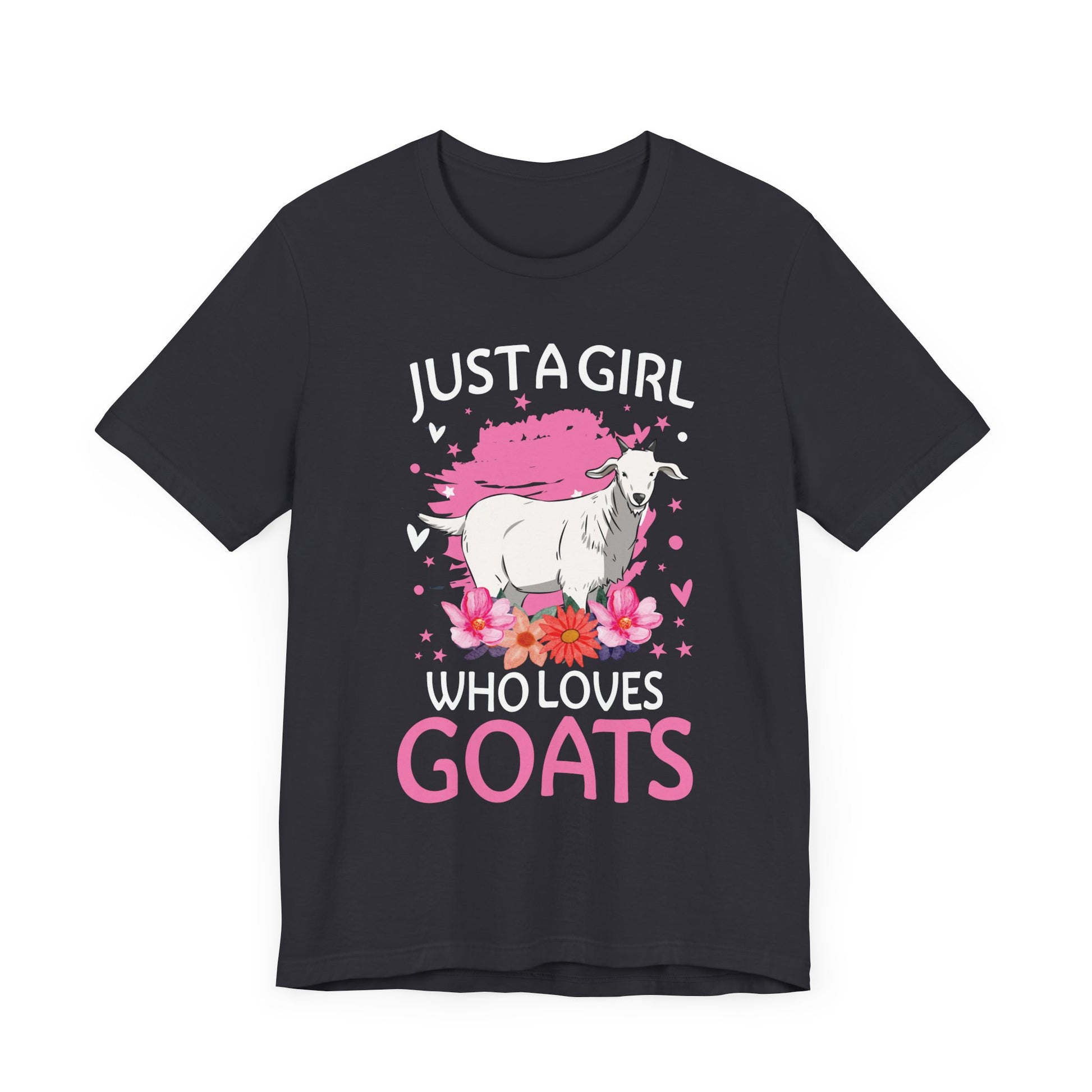Goat Shirt Just A Girl Who Loves Goats Lover Kids Boy T-Shir Unisex Jersey Short Sleeve Tee